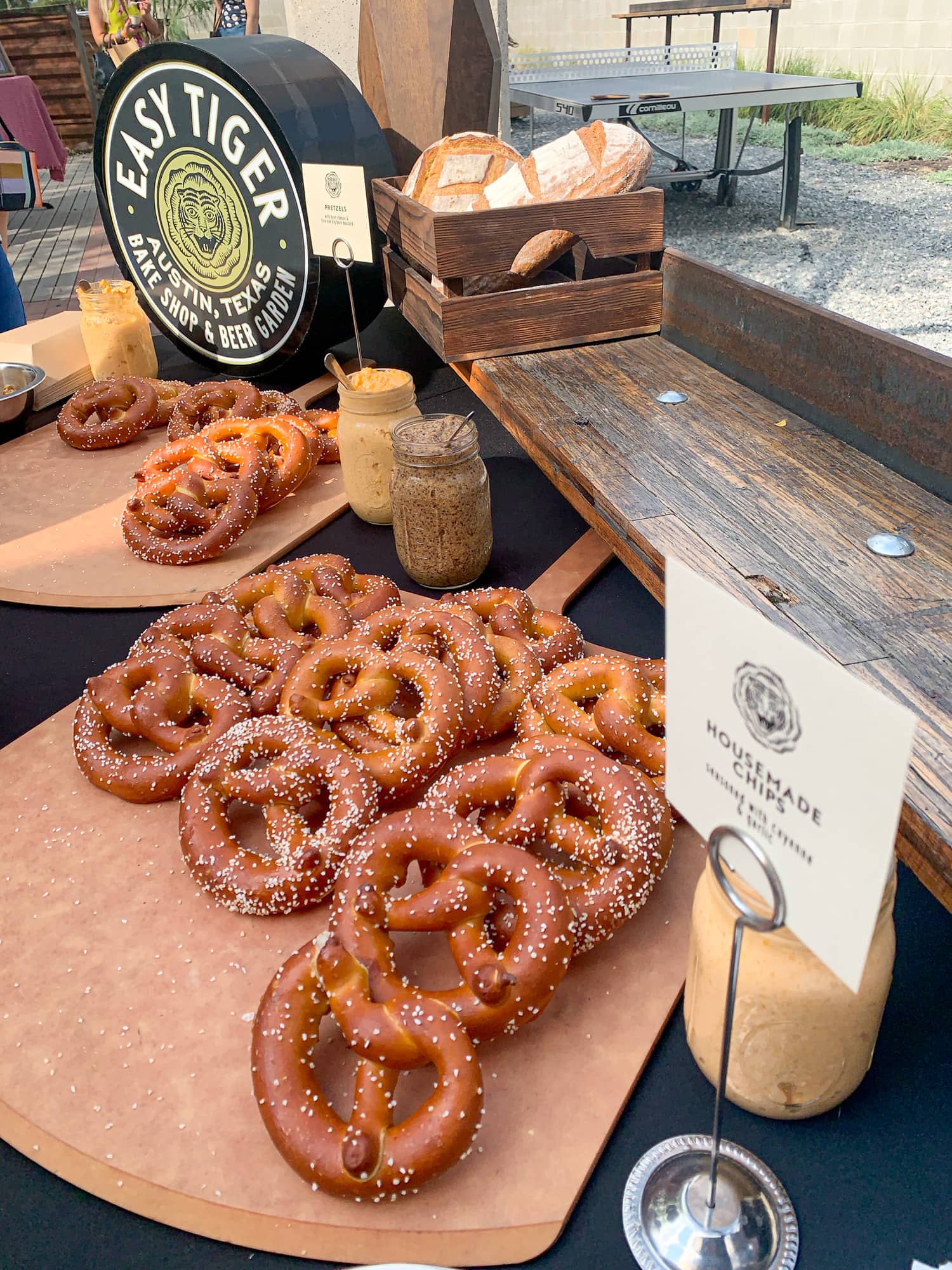 Pretzels at Easy Tiger bakery