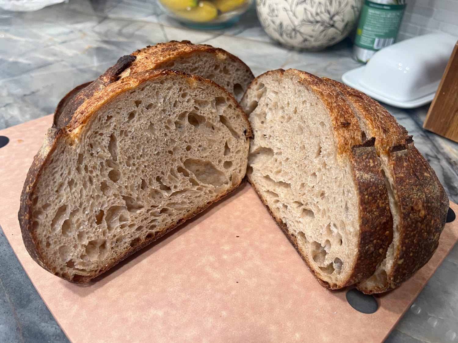 ThoroughBread's white sourdough bread.