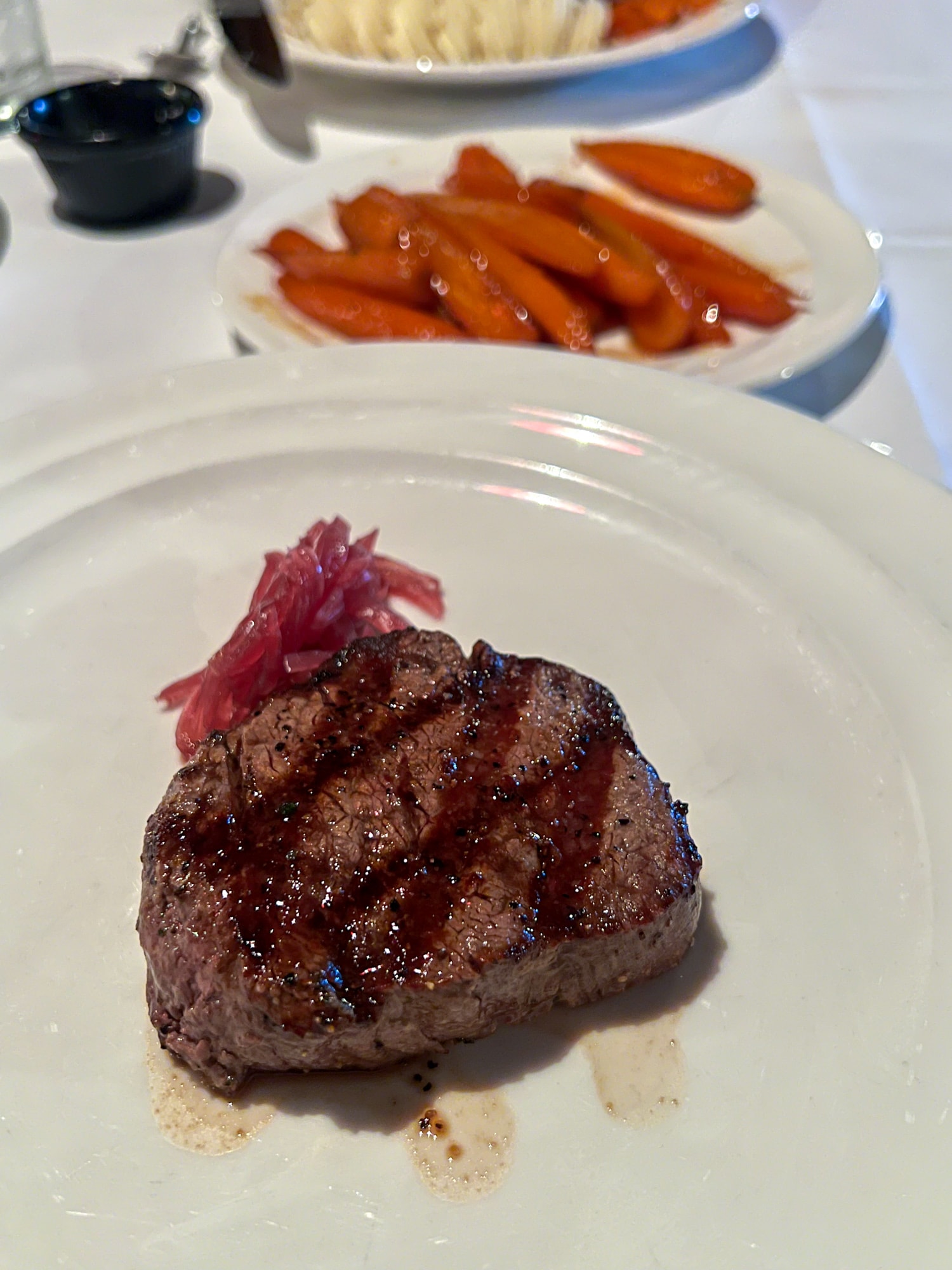 Six-ounce filet mignon with Akaushi beef at OneThirtyFive Prime in Waco, TX