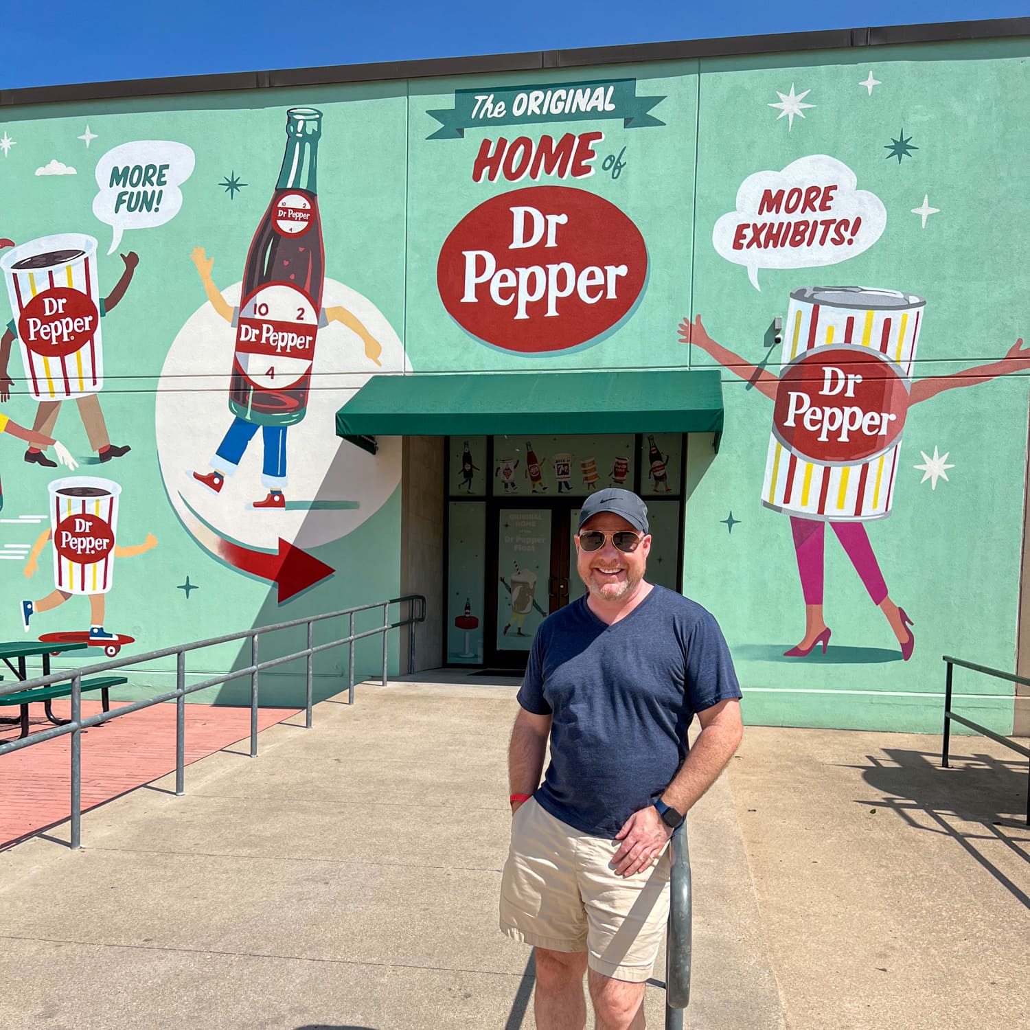 Dave at the Dr Pepper Museum in Waco, TX (photo by Kelly Lemons)