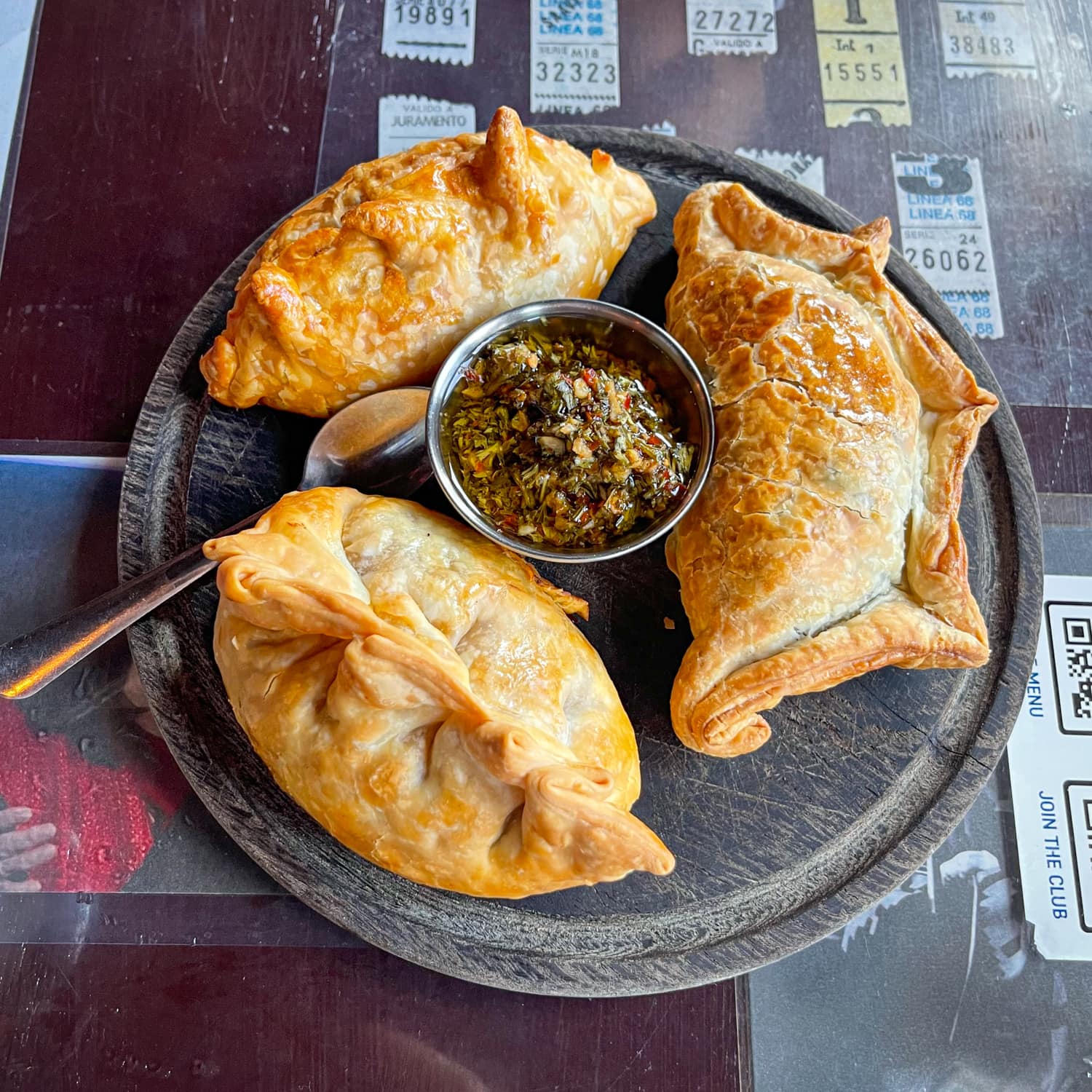 Argentinian empanadas at Buenos Aires Cafe on East 6th Street in Austin, TX