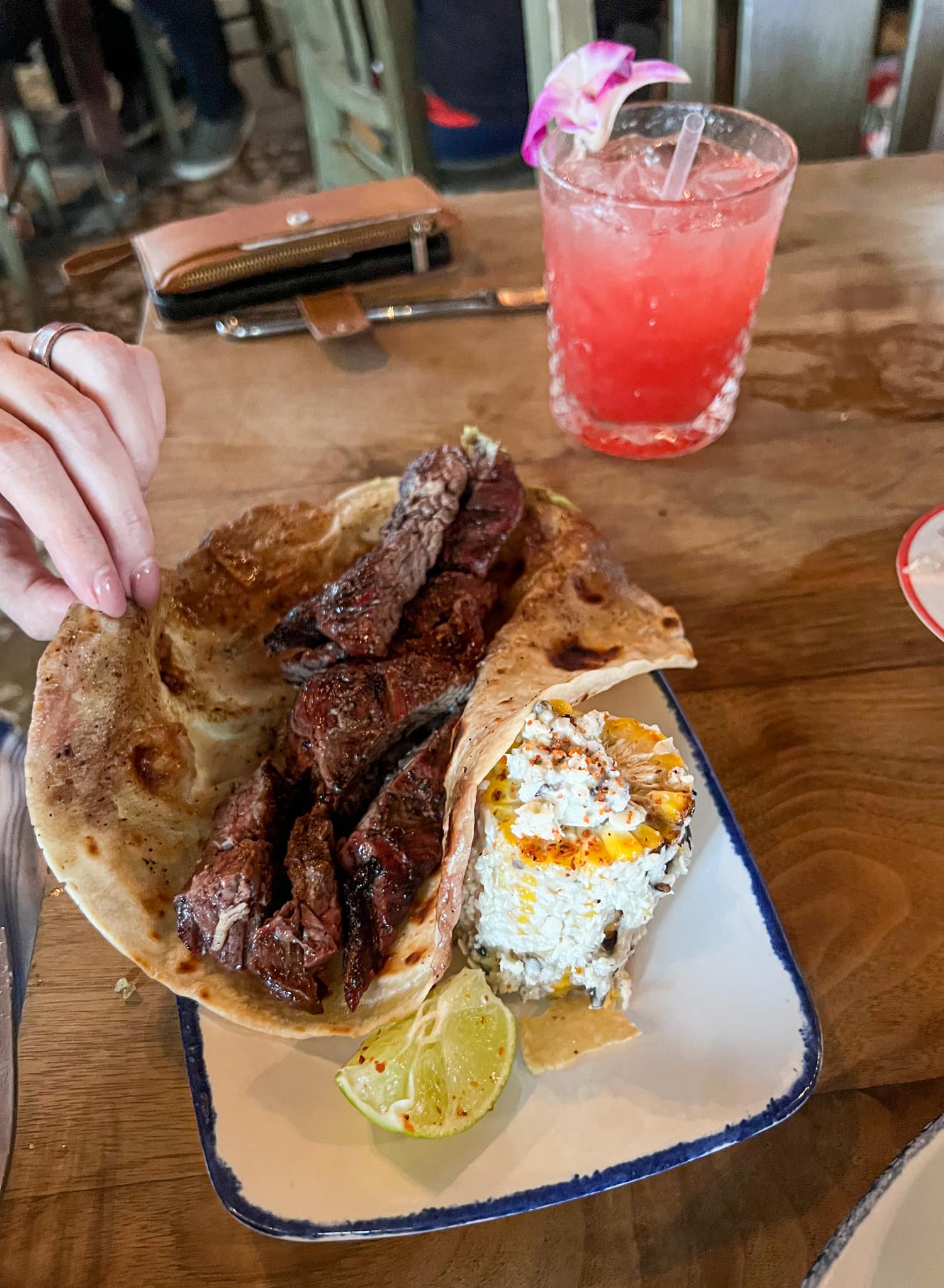 Beef fajitas