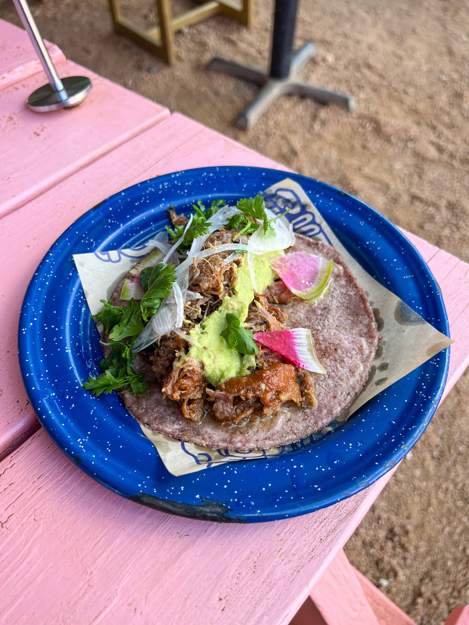 Duck carnitas at Nixta Taqueria in East Austin, Texas