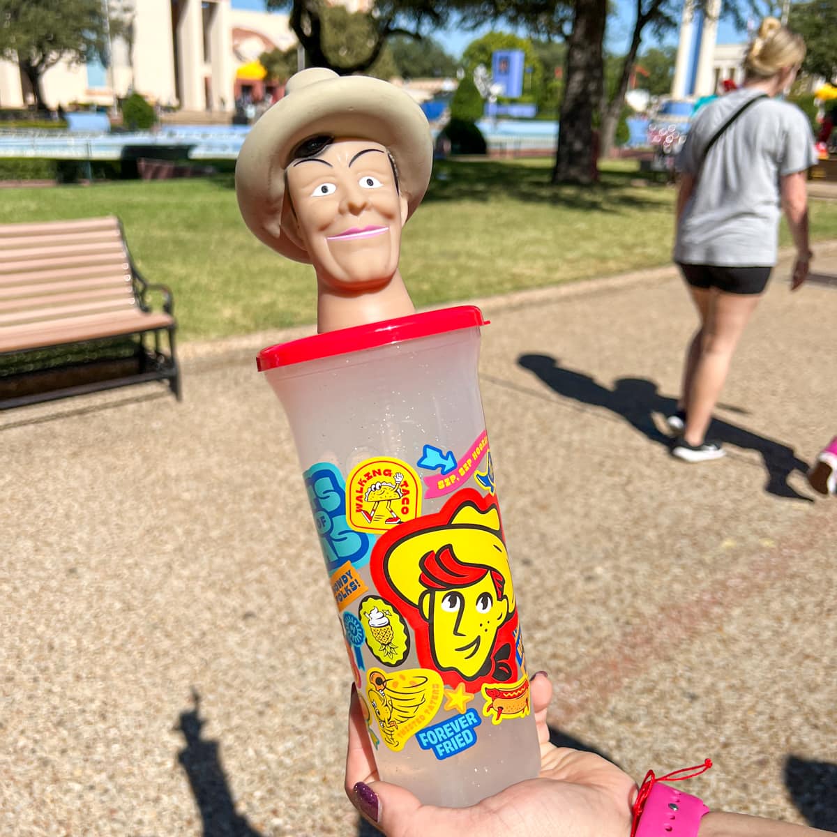 Big Tex souvenir cup at the Texas State Fair 2022 (photo by Kelly Lemons)