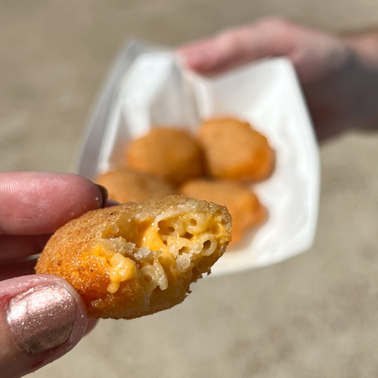 Deep-fried mac 'n cheese (photo by Kelly Lemons)