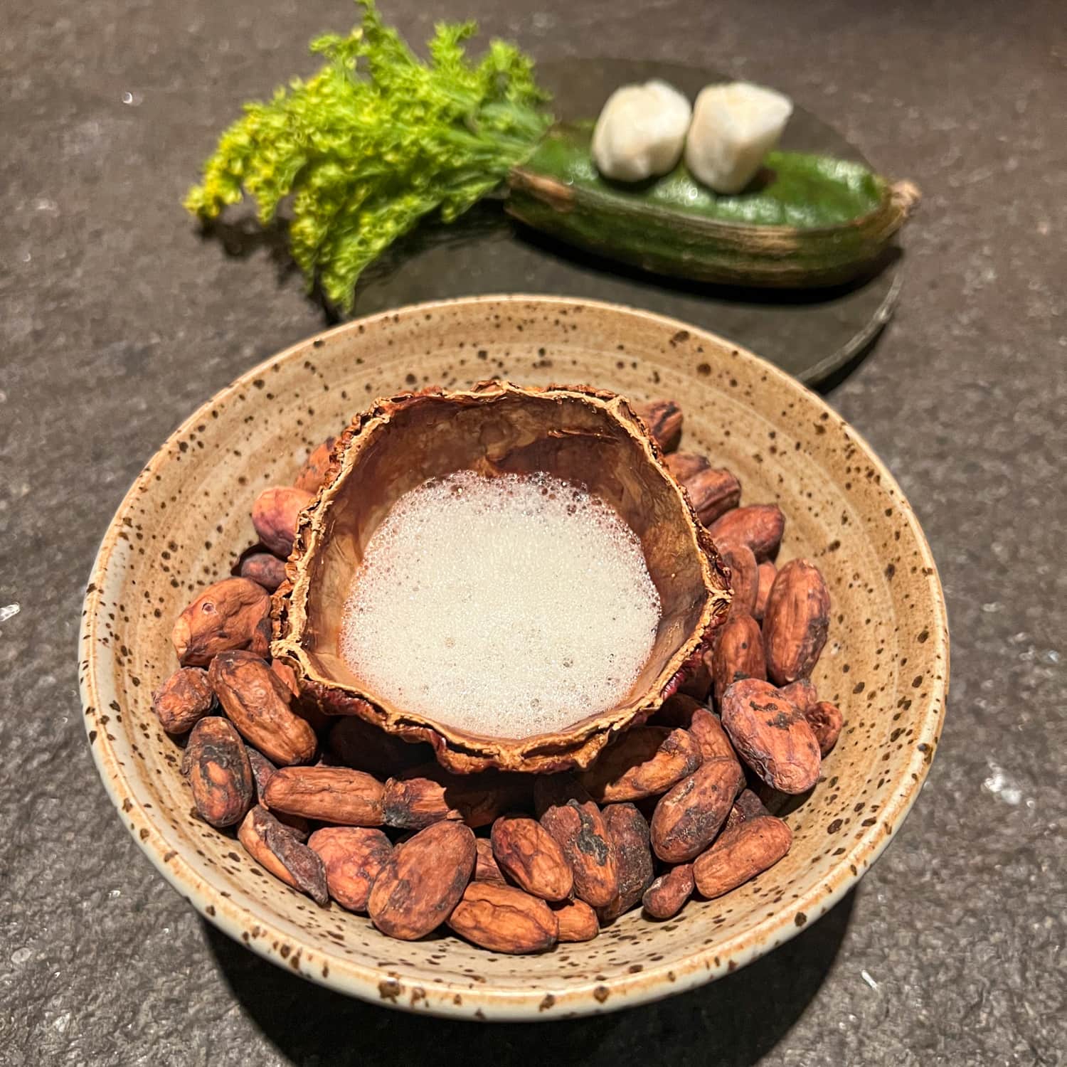 Cacao dessert at Mayta Restaurant