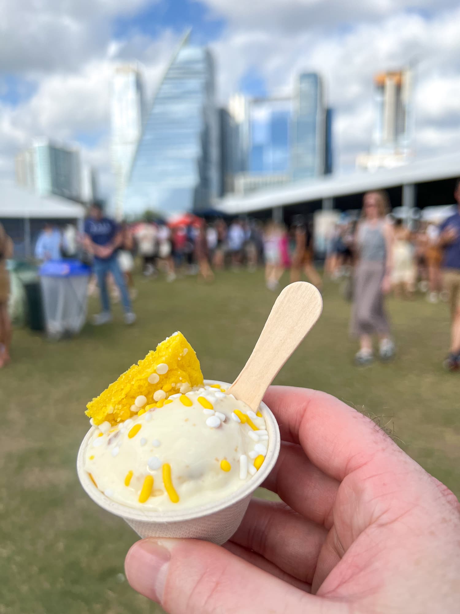 Lemon meringue ice cream by Chunkers Creamery