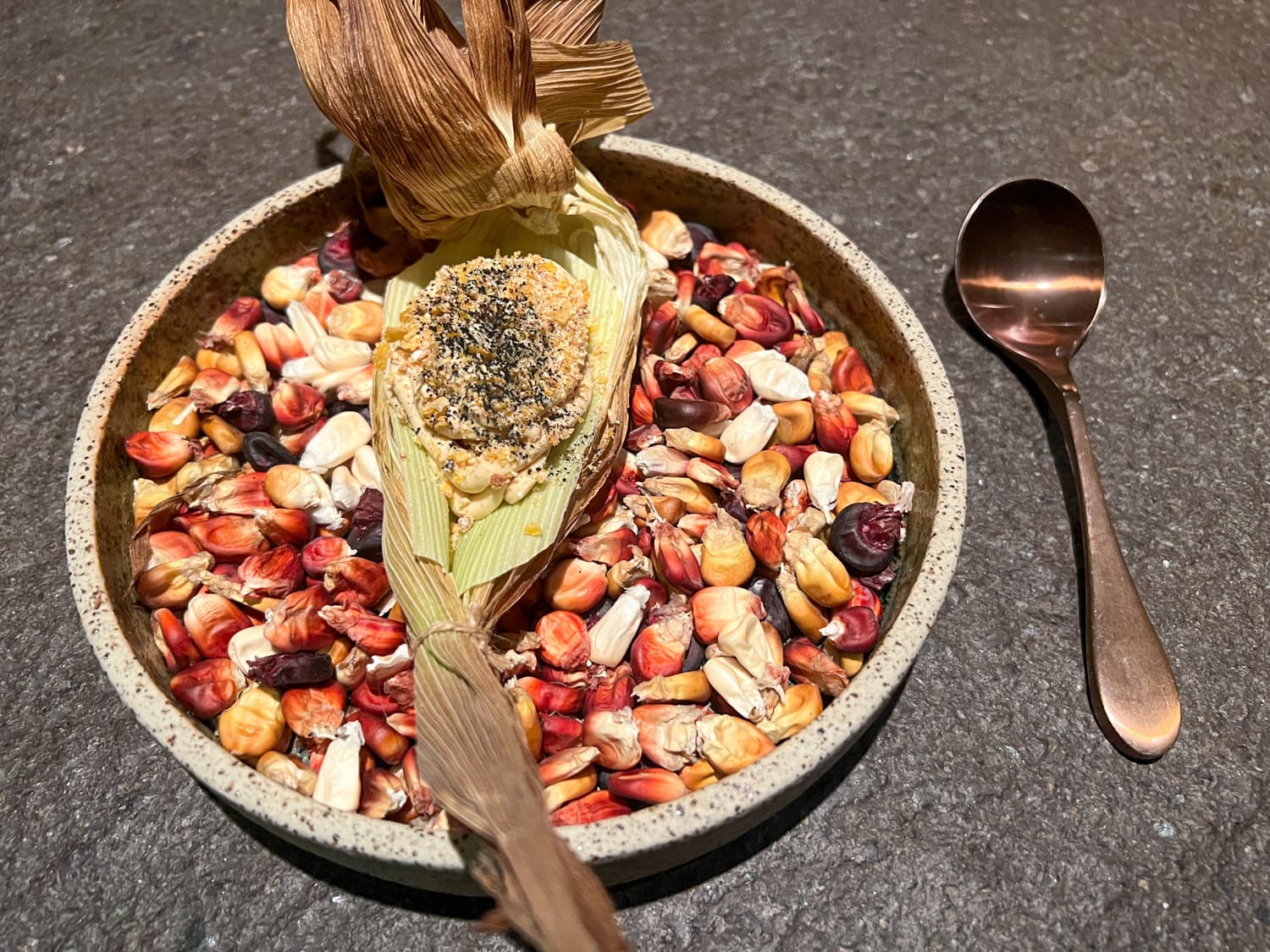 Corn and Andean cheese dessert at Mayta, one of the best restaurants in Peru