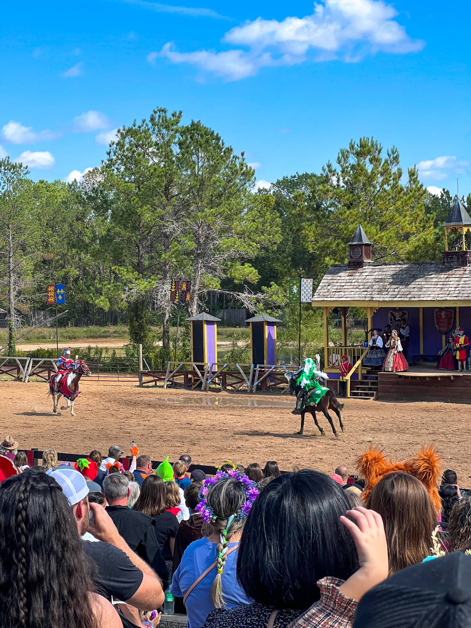 Jousting at the 2022 Texas Renaissance Festival