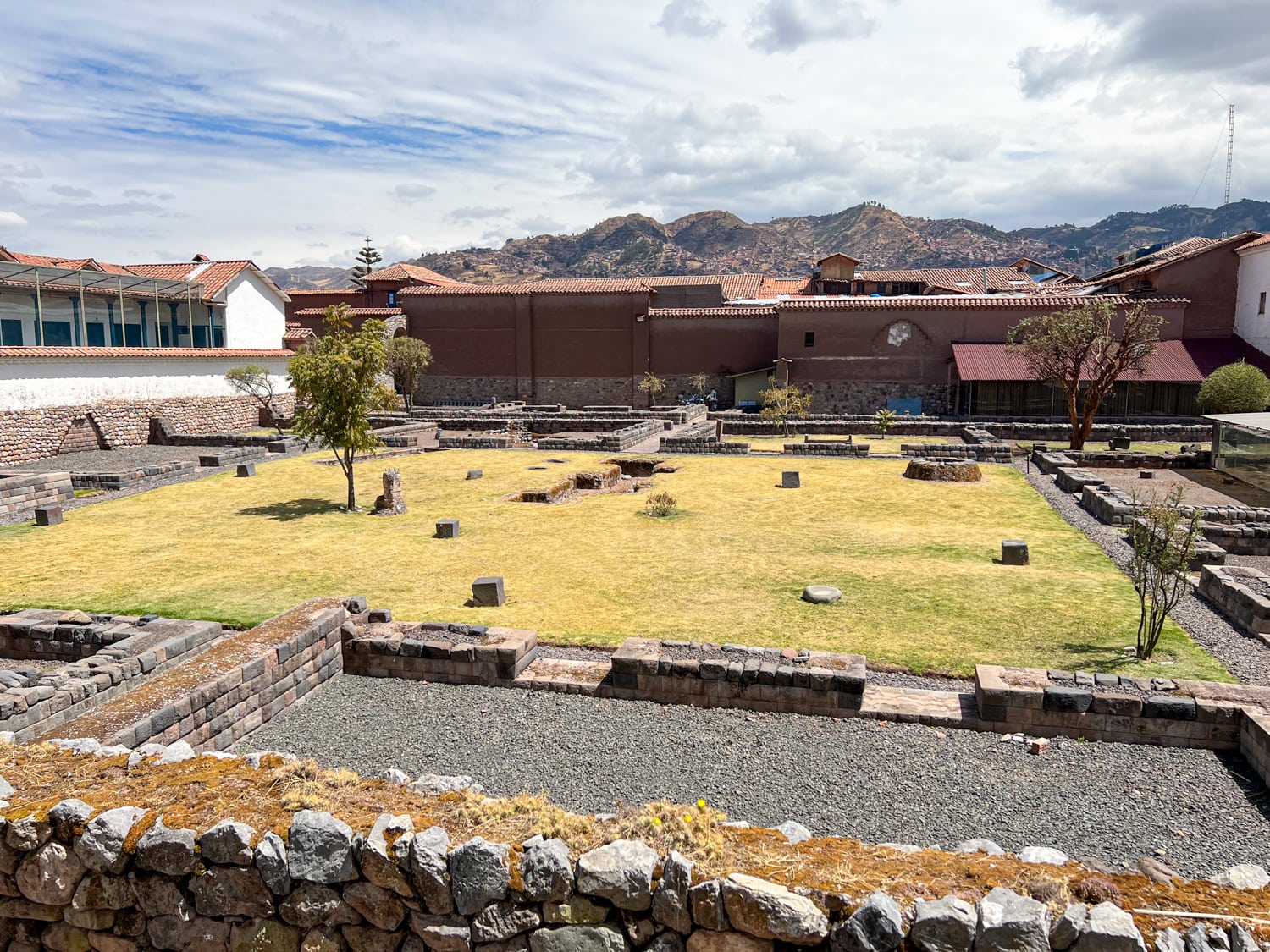 View of Kusicancha from our room at Palacio del Inka in Cusco