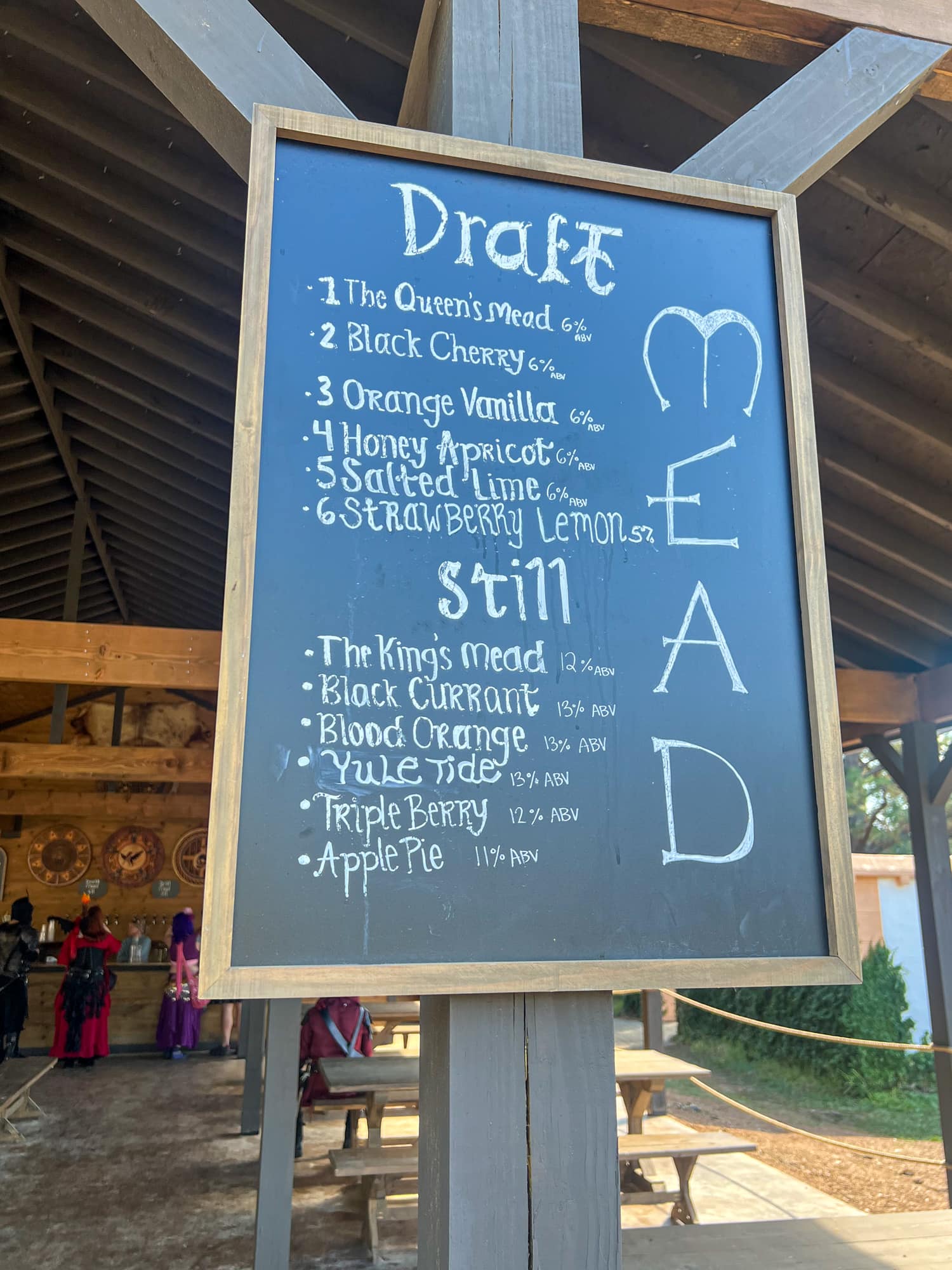 Mead menu