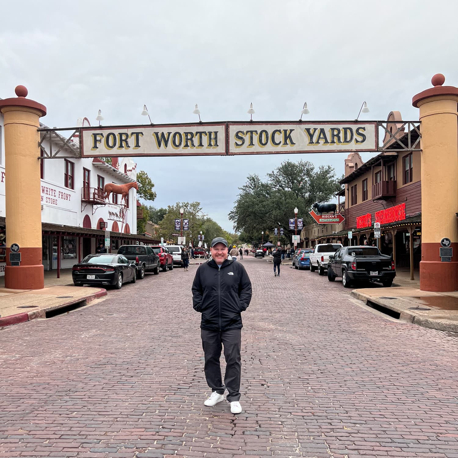 Dave at the Fort Worth Stockyards on a cold day in November.