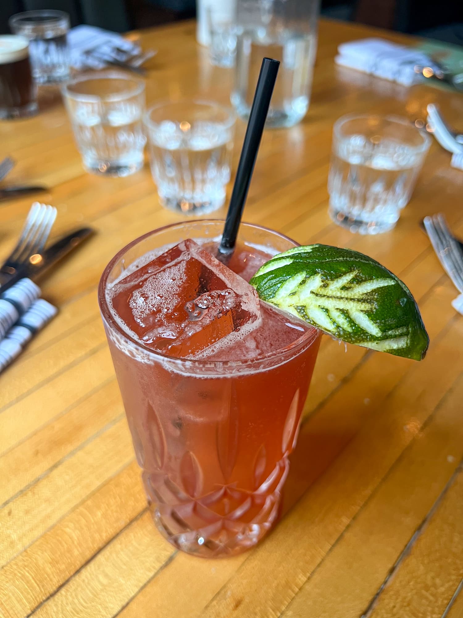 The Littlest Rebel, a vodka cocktail at Pinewood Social, one of the best bars in Nashville