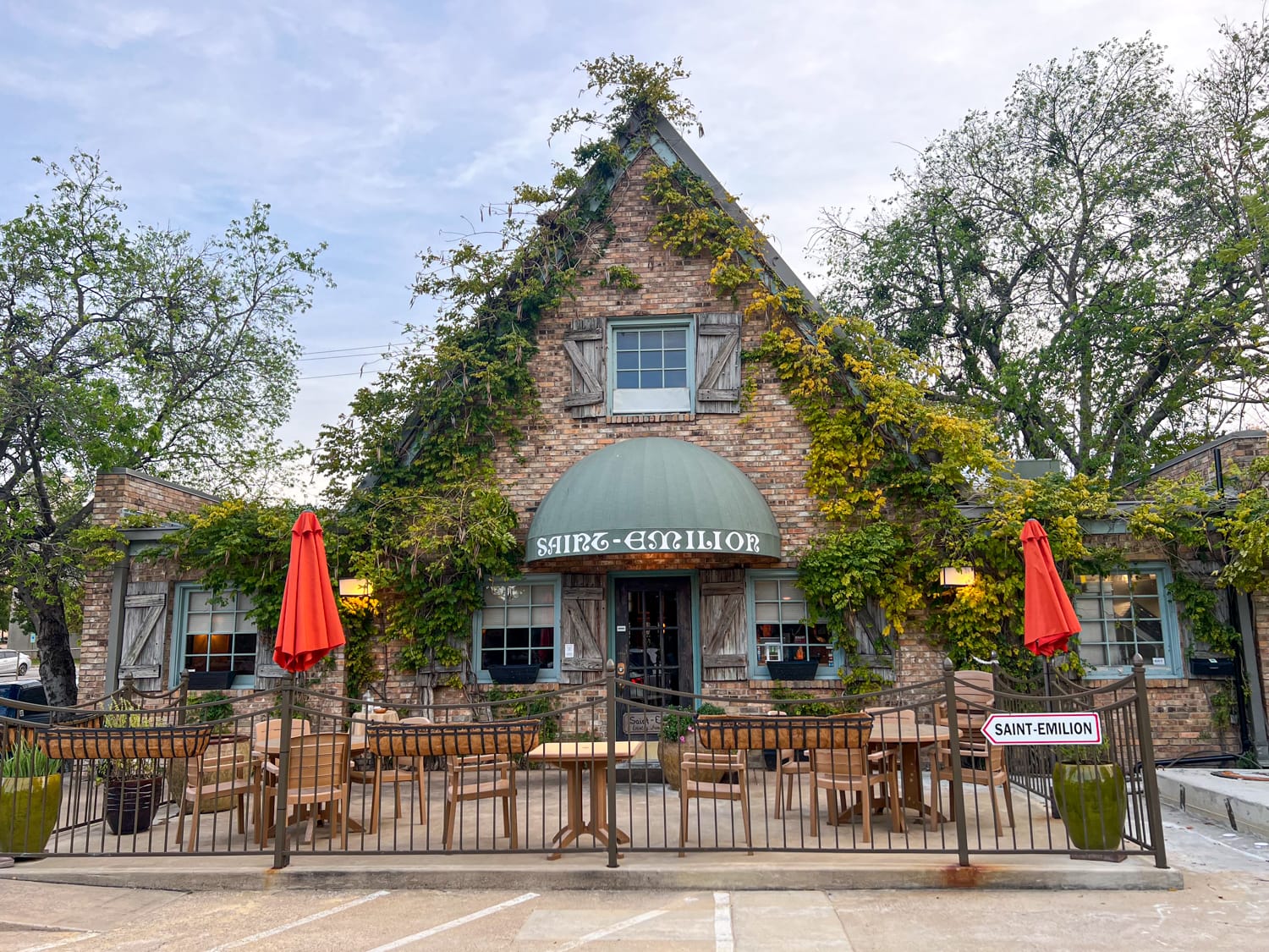 Outside Saint-Emilion, one of the best Fort Worth restaurants