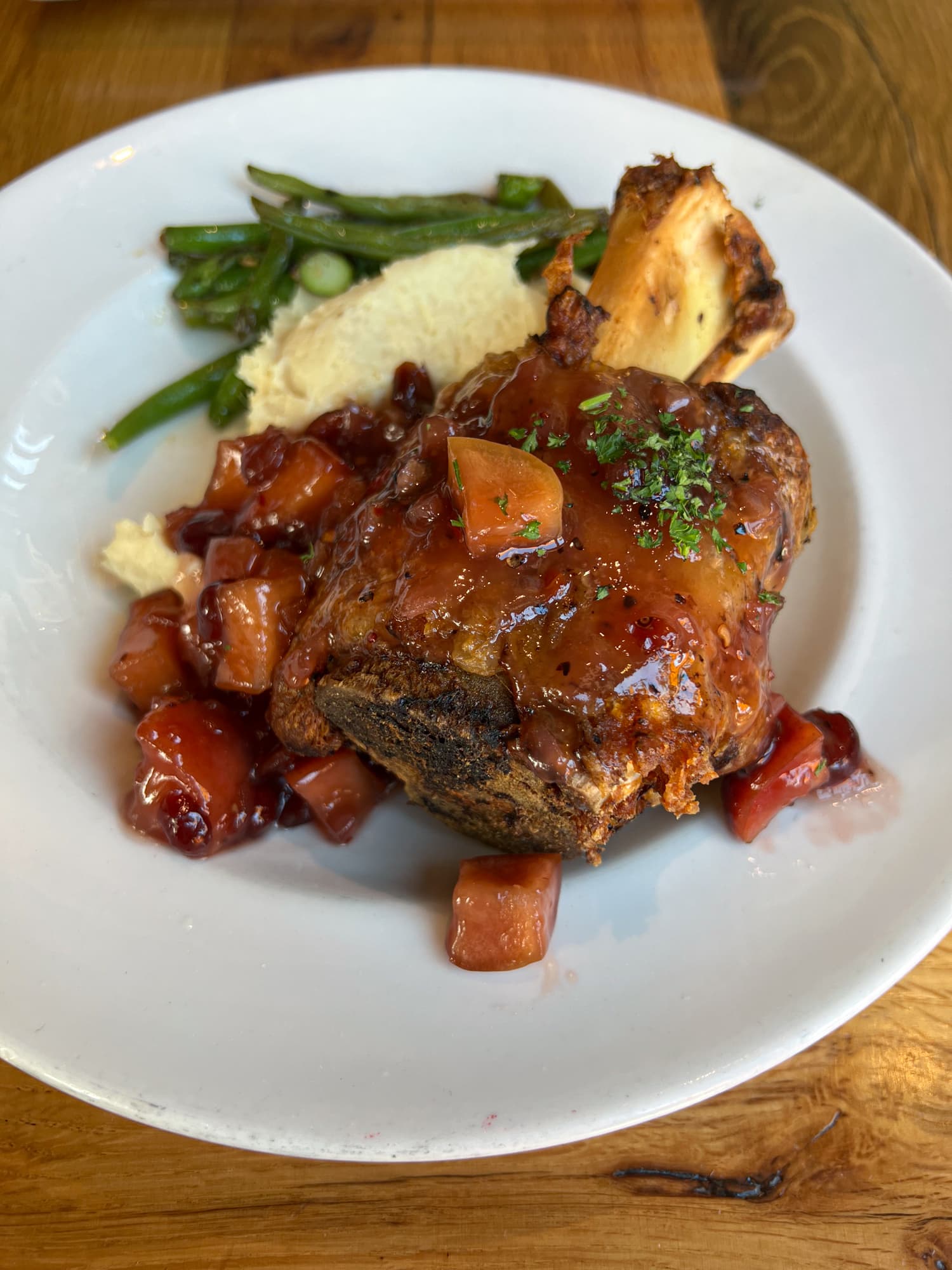 Crackling pork shank at Ulele restaurant