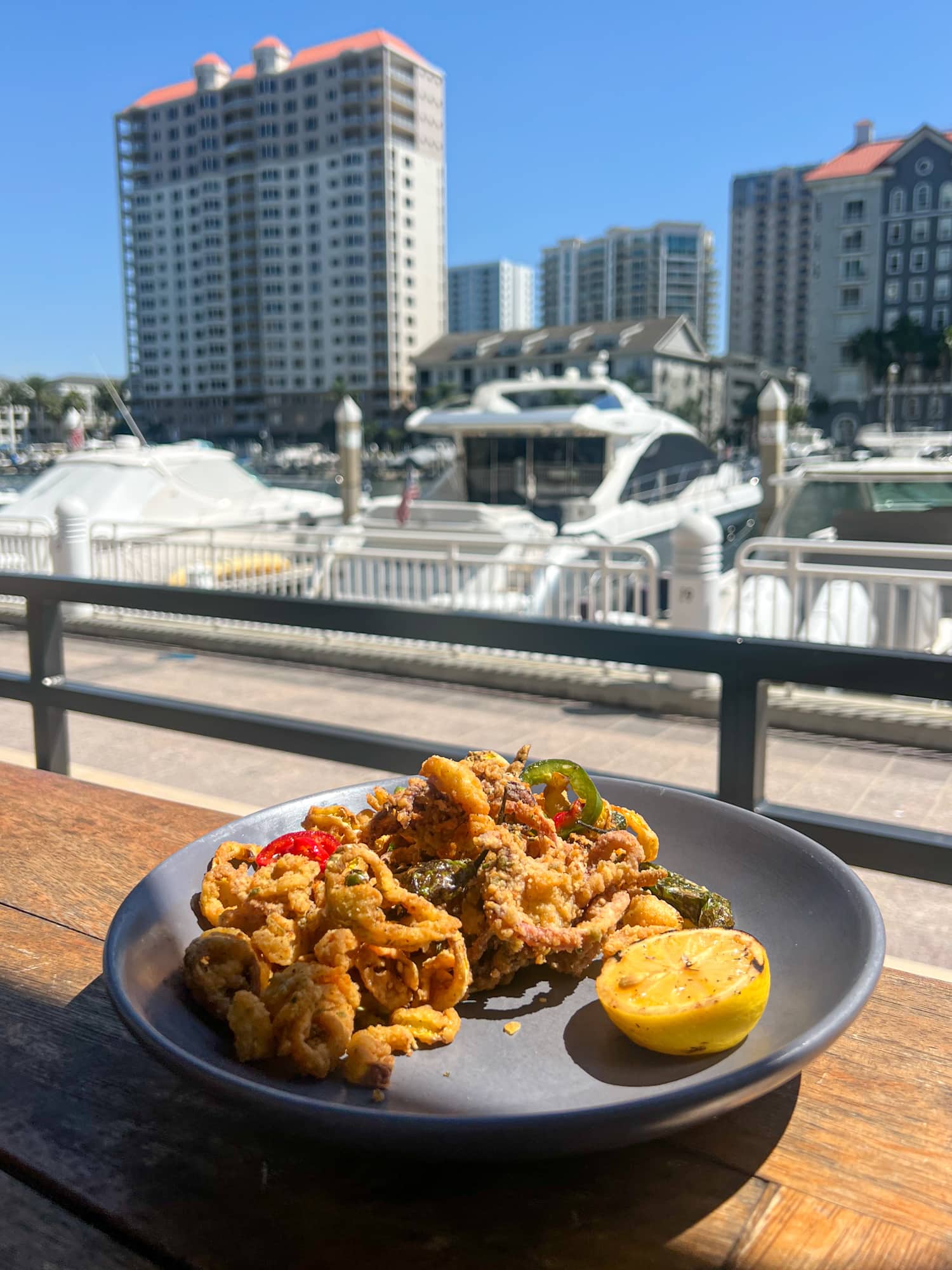 Fried calamari at Anchor & Brine, an excellent place to eat in downtown Tampa, FL