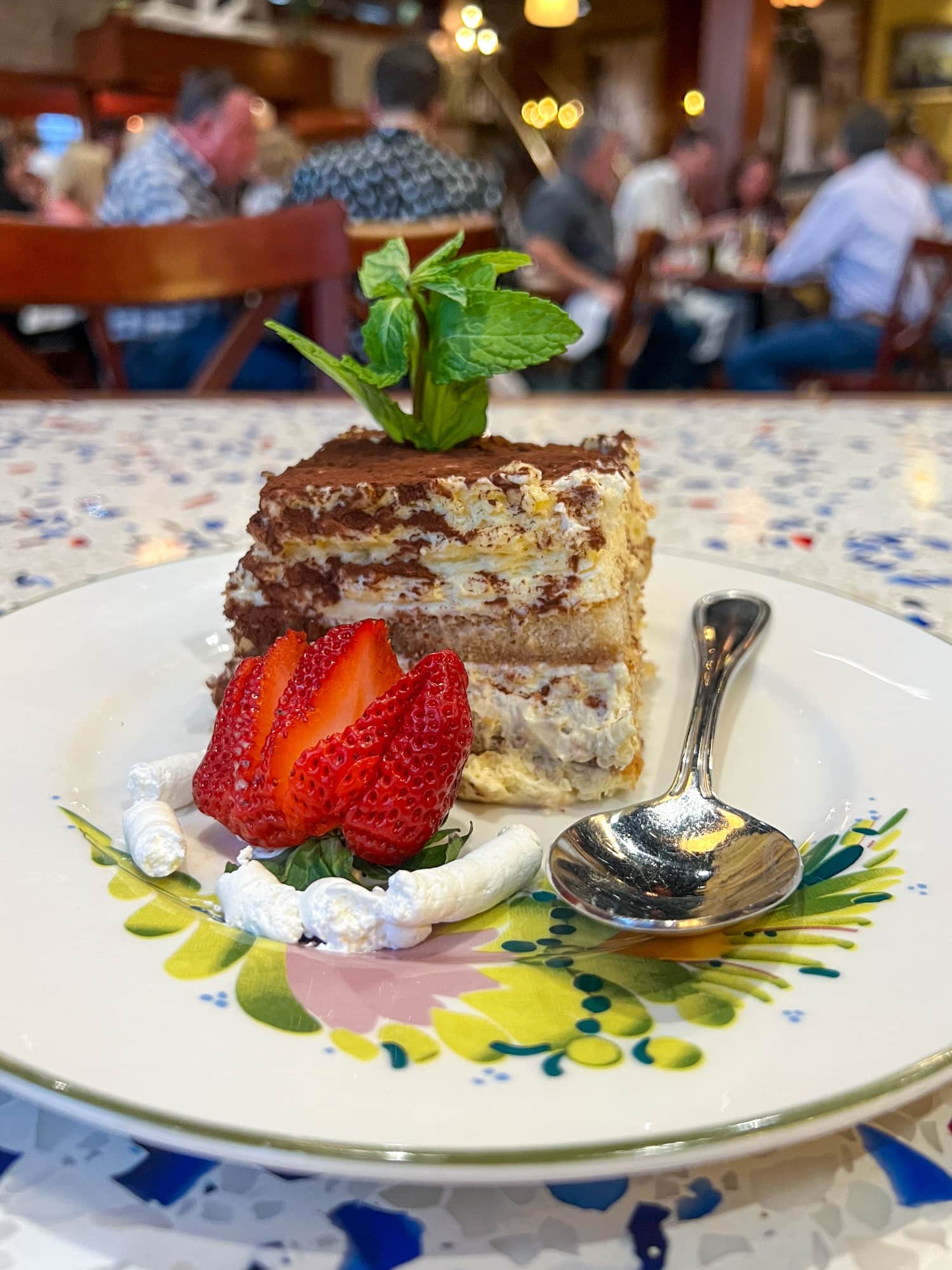 Tiramisu dessert at Casa Campo Stefano, one of the top Italian places to eat in Tampa