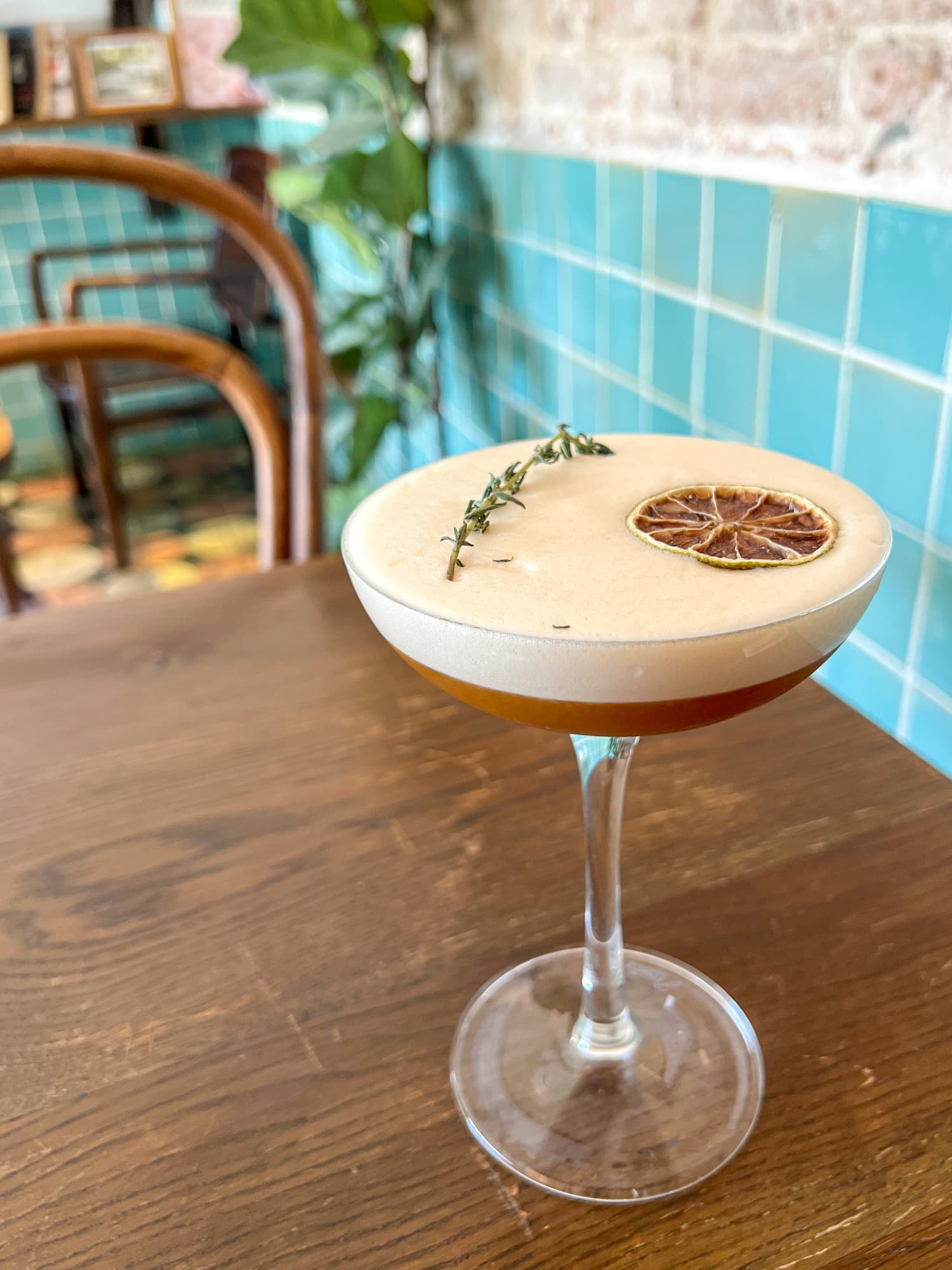 Topaz Date coffee drink at Okkio Caffe