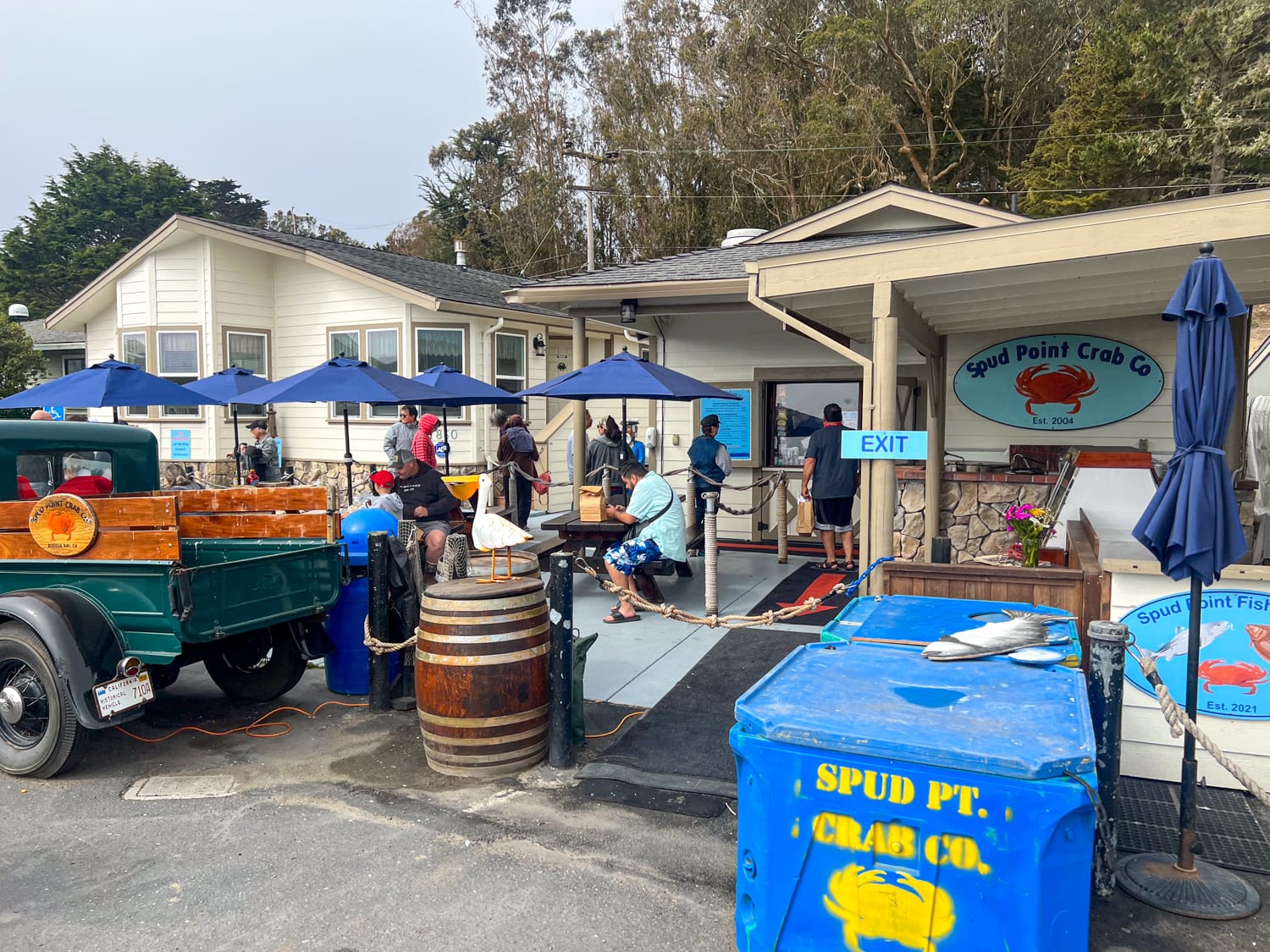 Spud Point Crab Co. in Bodega Bay, CA