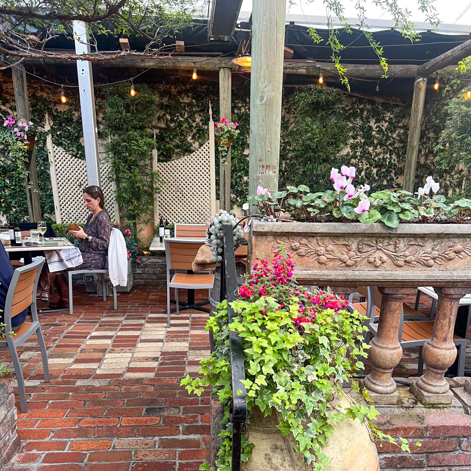 Della Santina's patio