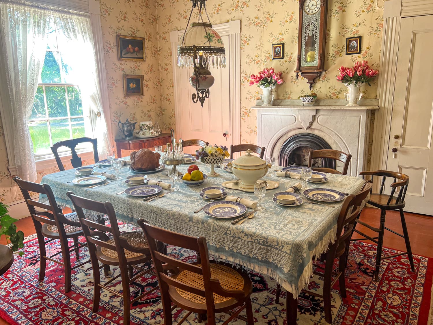 Dining room at General Vallejo's house
