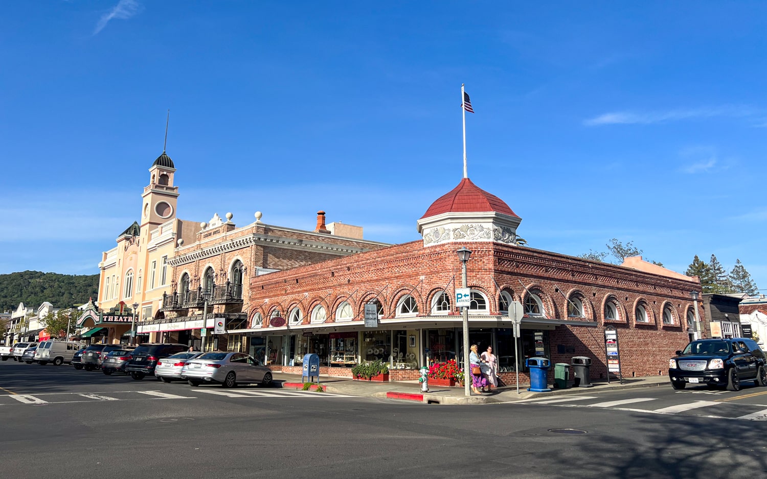 Southeast corner of Historic Sonoma Plaza