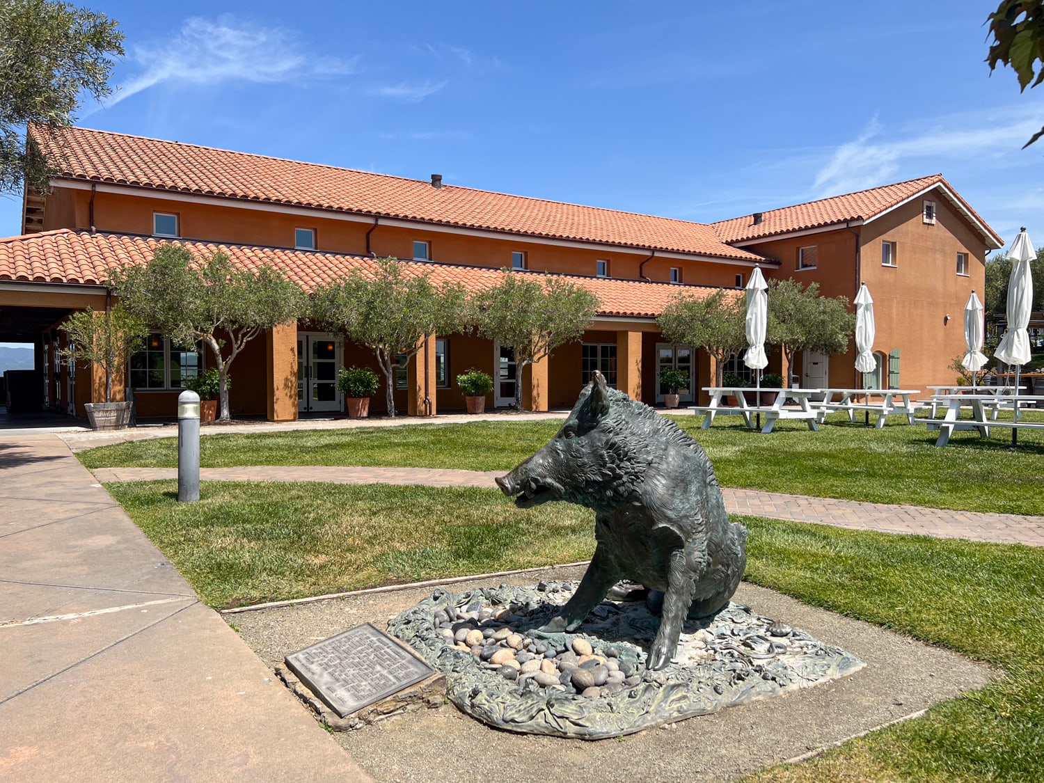 Tuscan boar statue