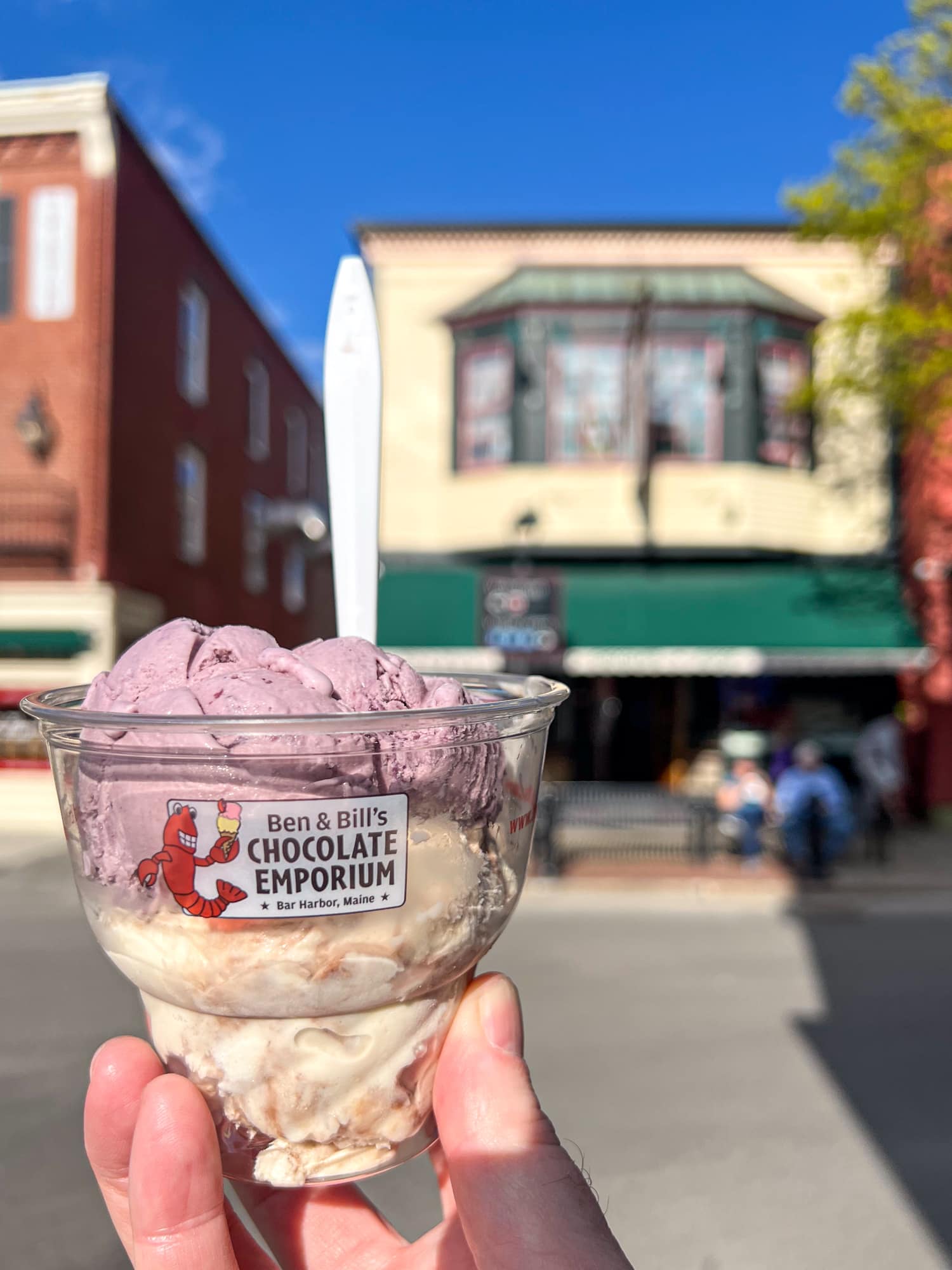 If you're wondering where to eat in Bar Harbor, Maine, check out Ben and Bill's Chocolate Emporium.