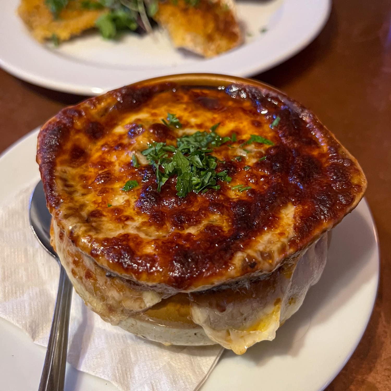 French onion soup at at McKay's 