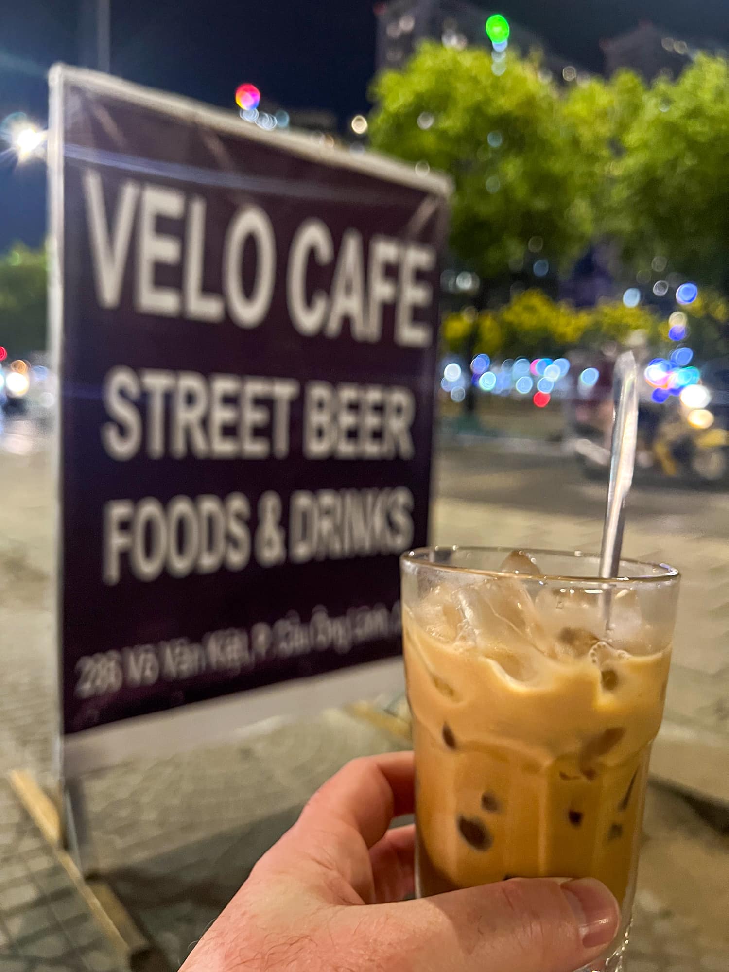 Traditional Vietnamese iced coffee