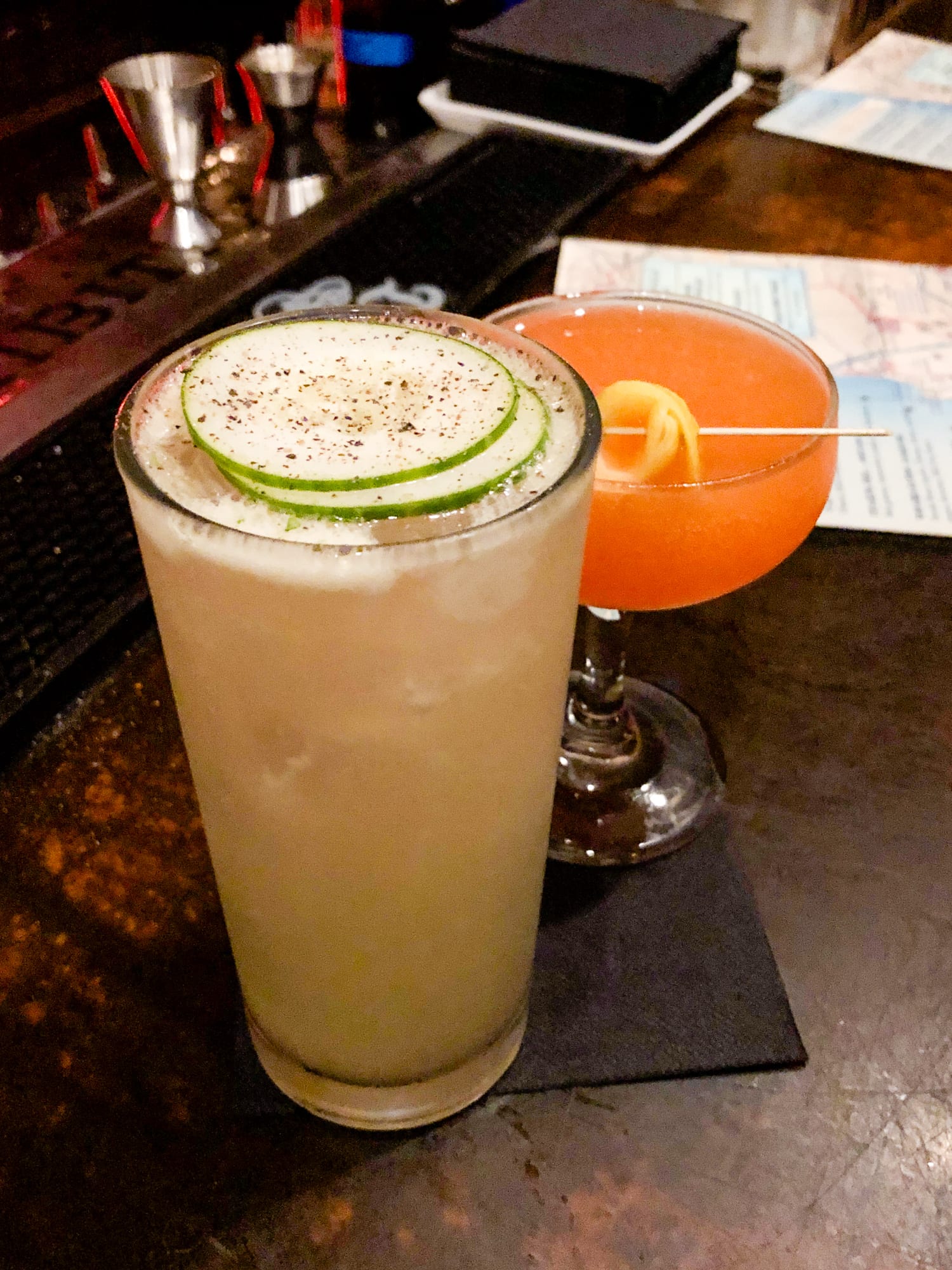 Craft cocktails at Prohibition, one of the best speakeasies in San Diego