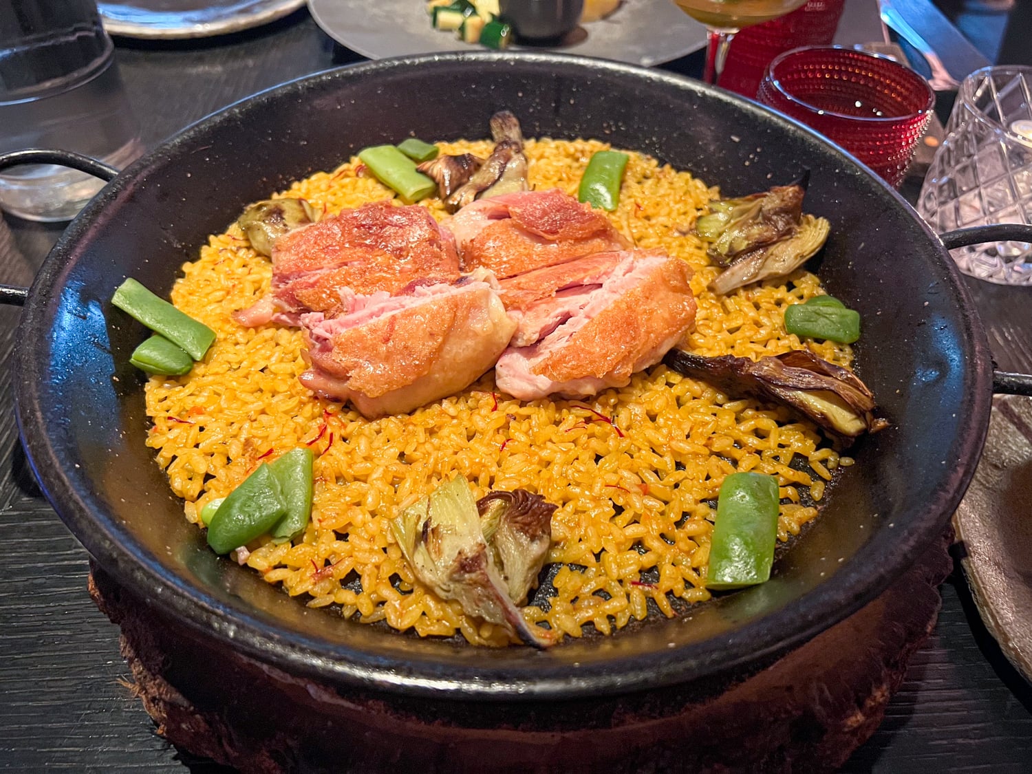 Arroz de Valencia with chicken