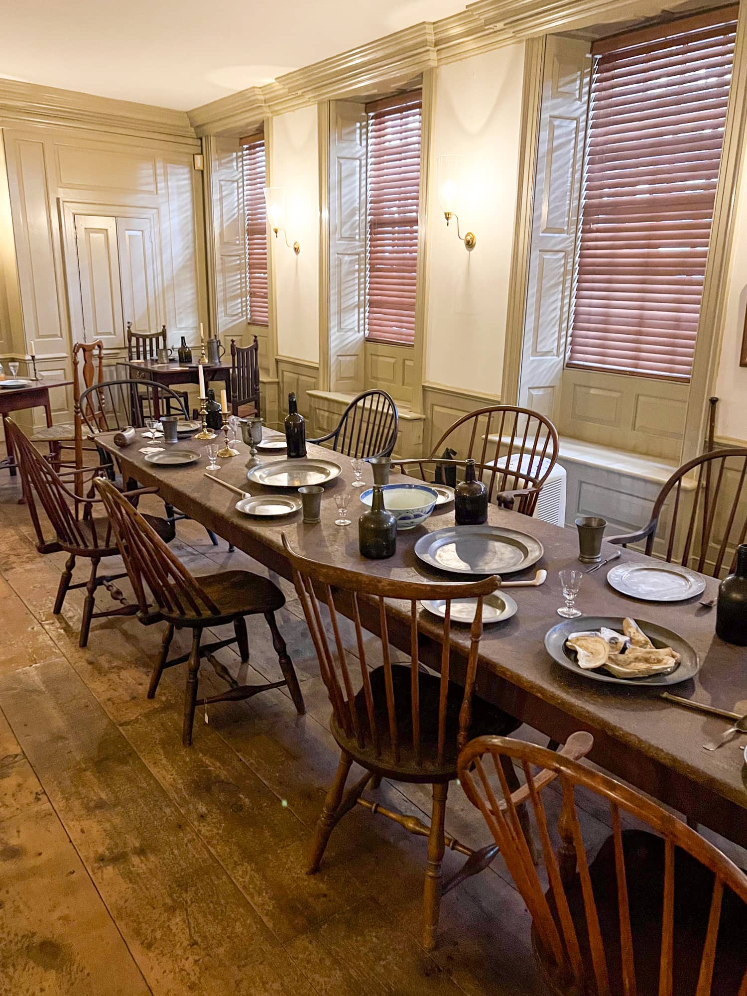 The historic Long Room at Fraunces Tavern