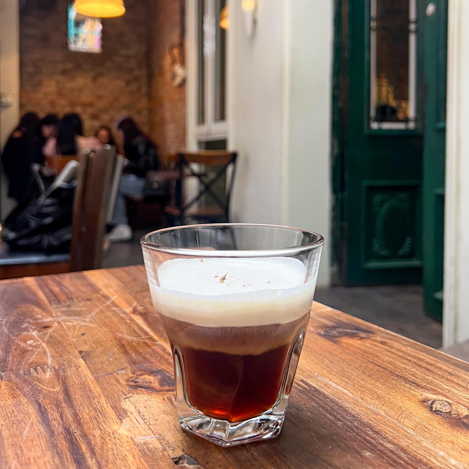 Fuji, a seasonal cold brew with salted cream at Tranquil Books & Coffee in Hanoi's Old Quarter.