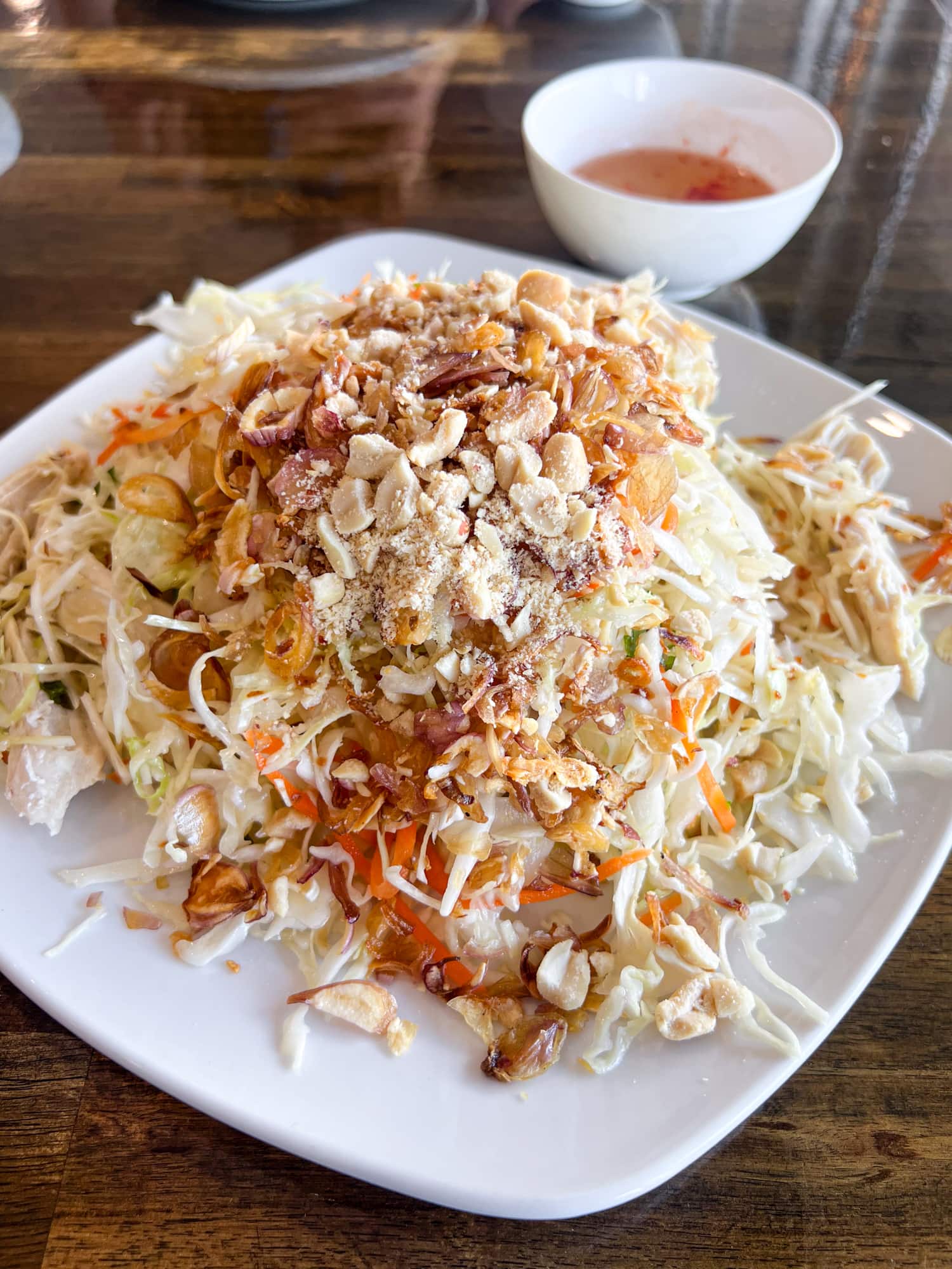 Goi ga (Vietnamese salad with chicken) at Sunflower restaurant in Austin, TX