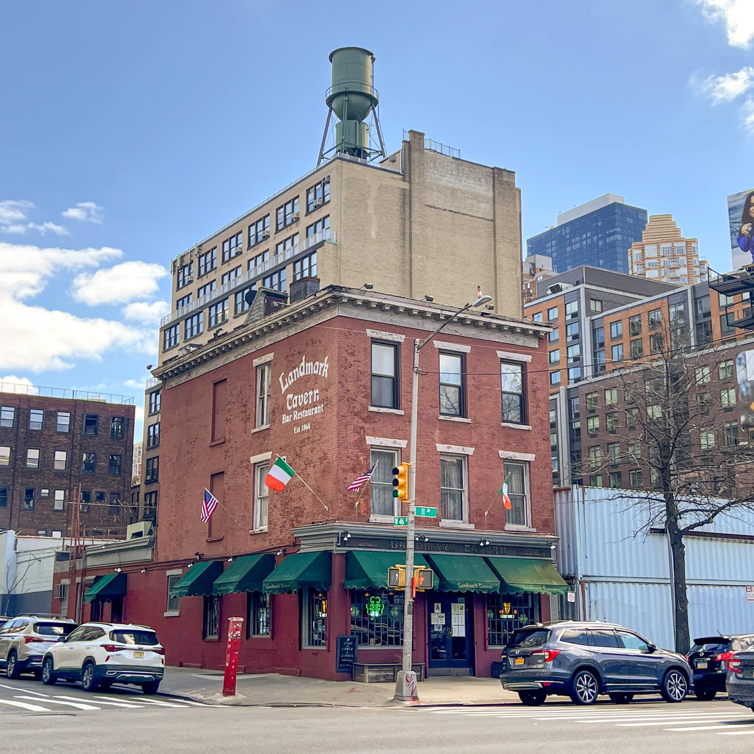 The Landmark Tavern building