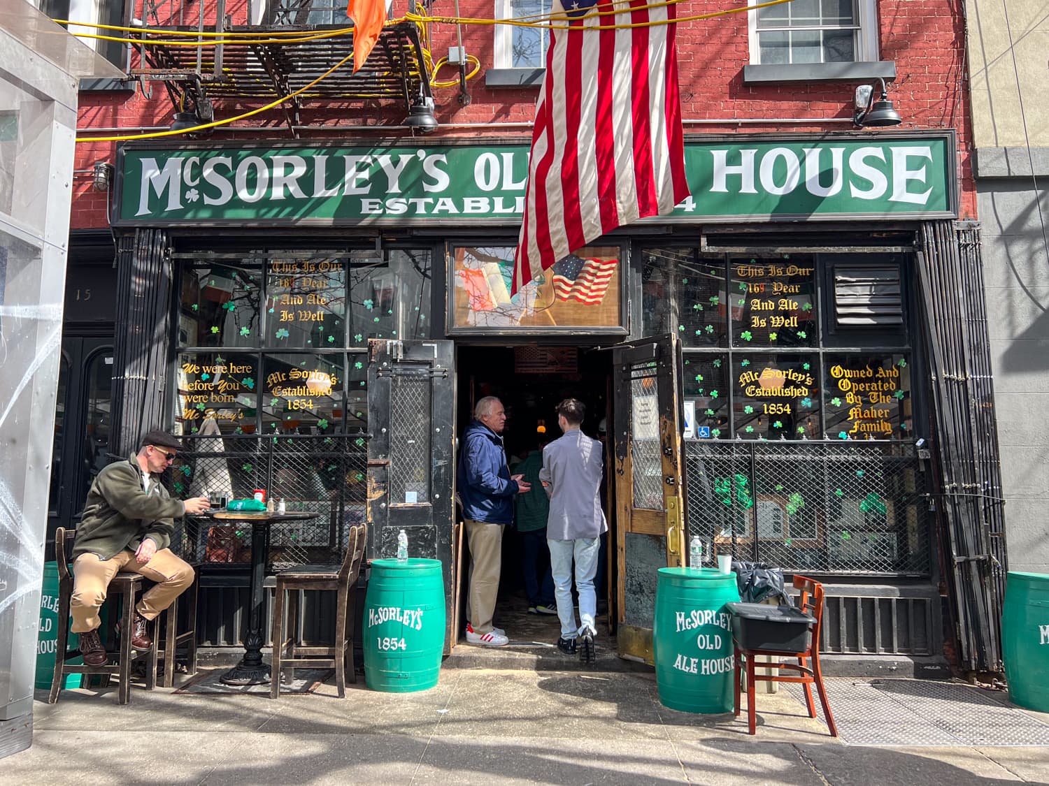 Entrance to McSorley's Old Ale House