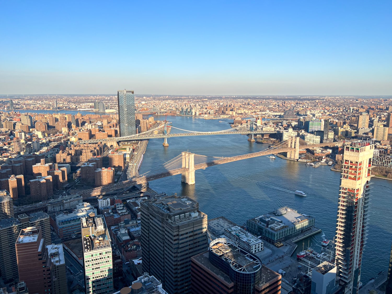 View of Brooklyn Bridge from Overstory