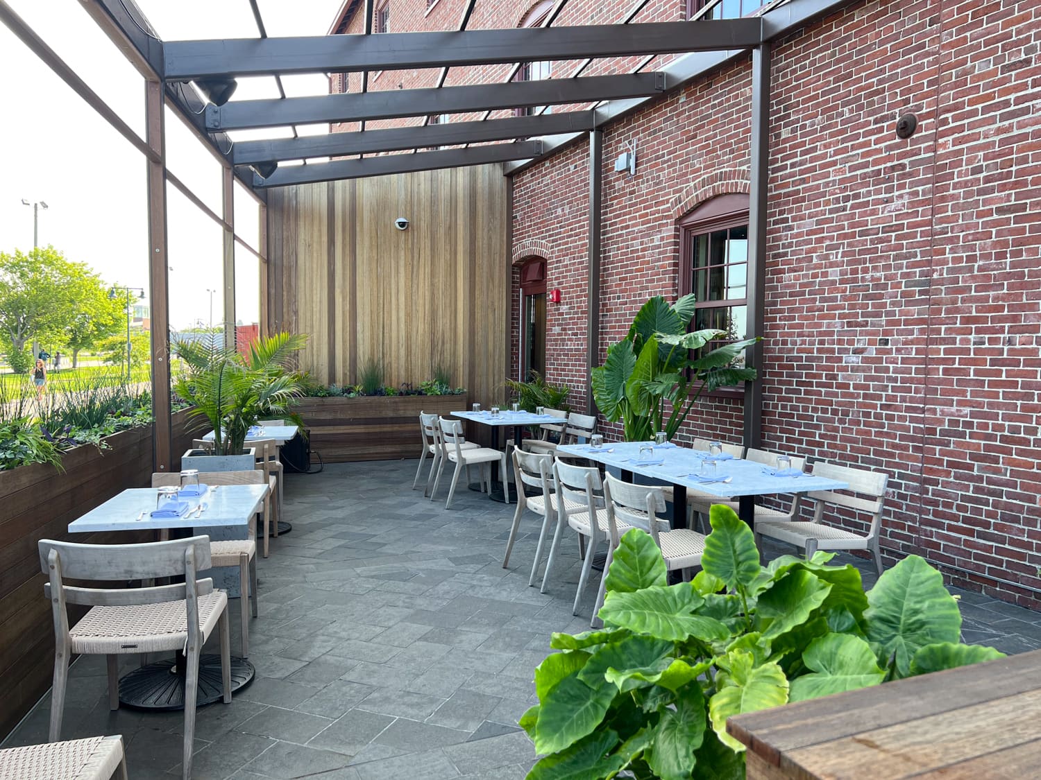 Outdoor patio at Twelve