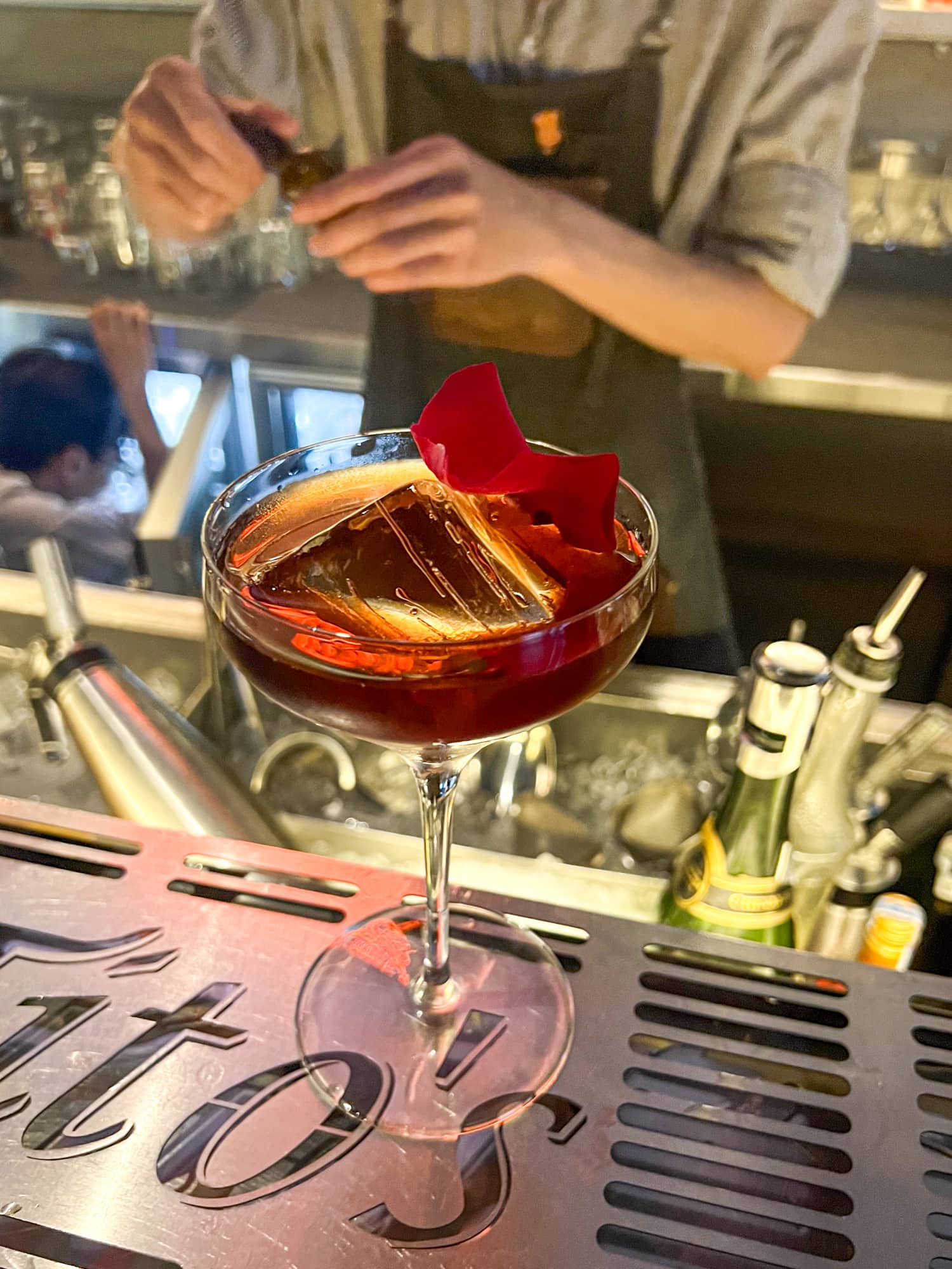 A beautiful cocktail at Summer Experiment