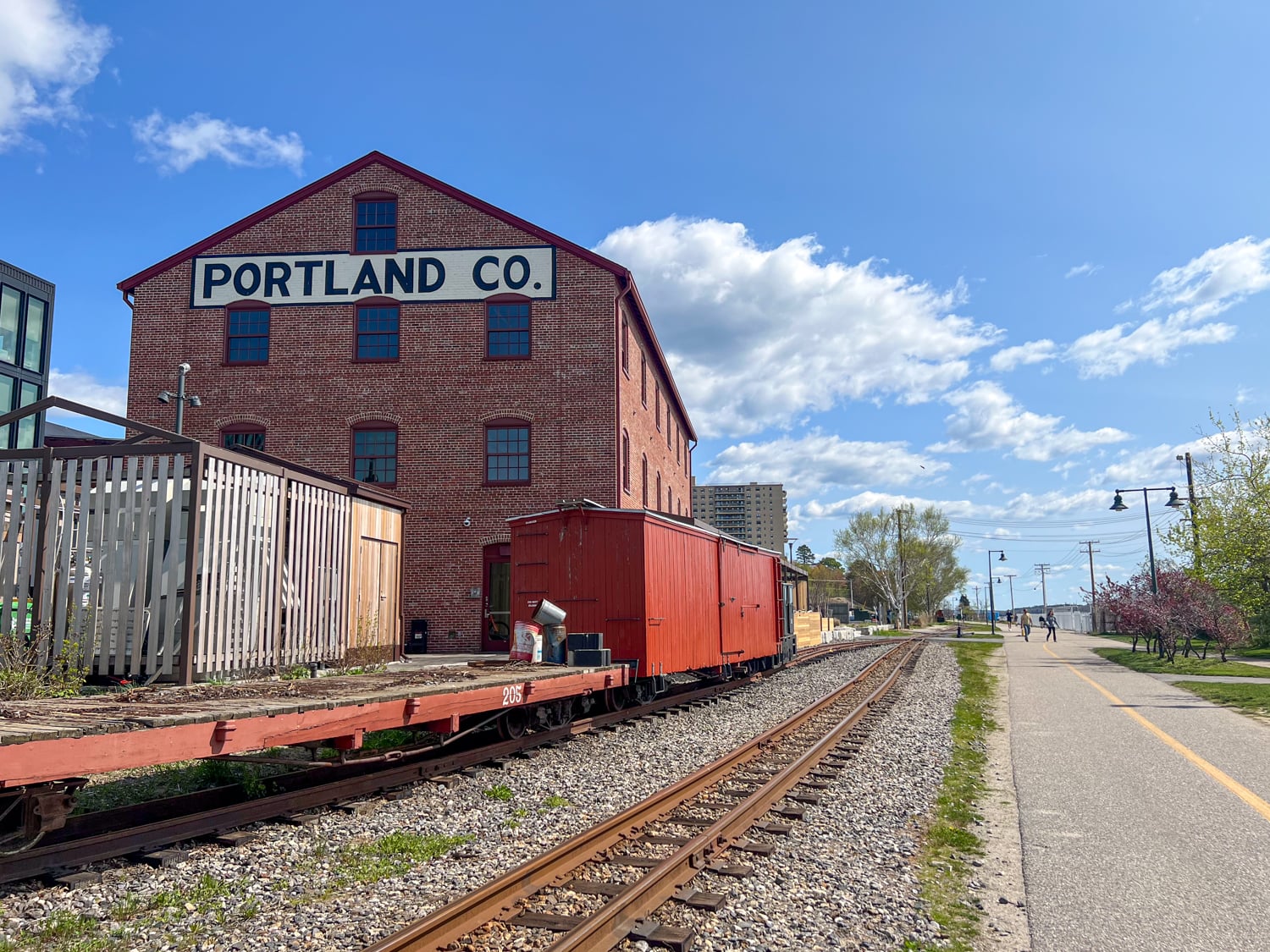 Twelve is located along Portland's narrow gauge rail and the Eastern Promenade Trail