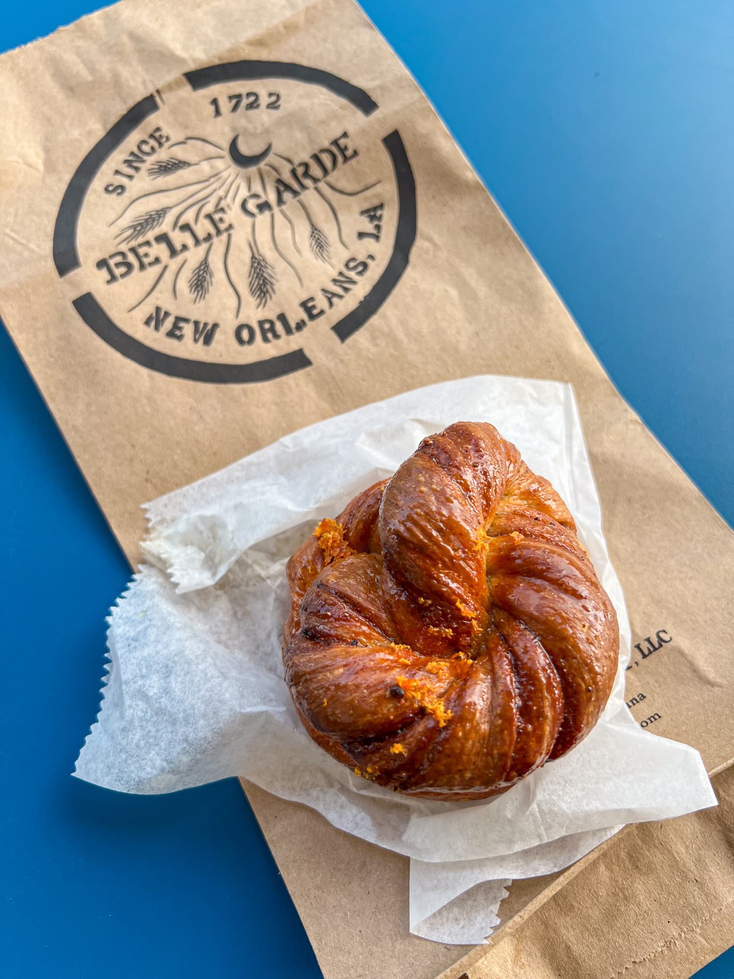 Cardamom morning bun at Bellegarde Bakery