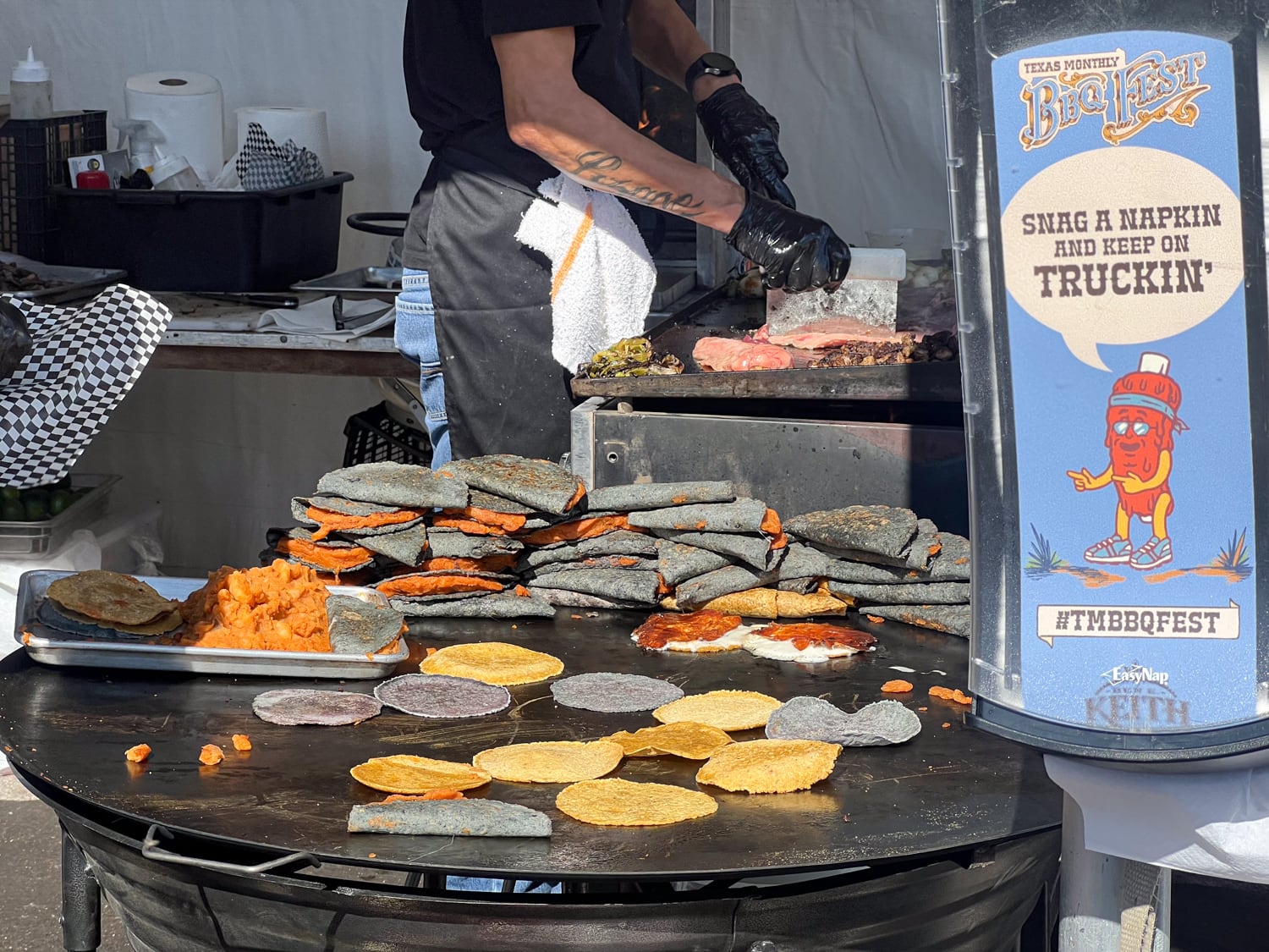 Corn tortillas at El Charlatan