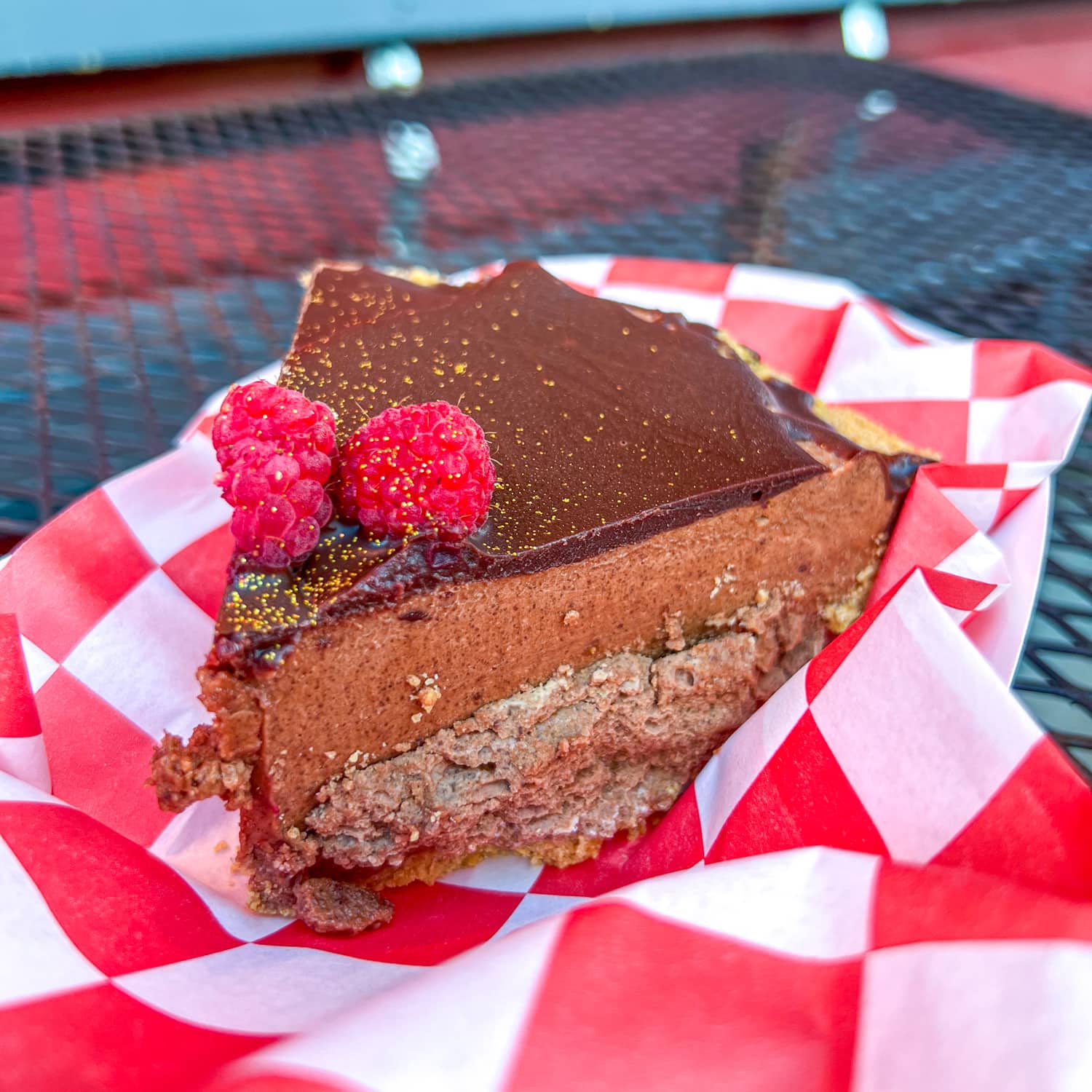 French silk pie at Bywater Bakery in New Orleans