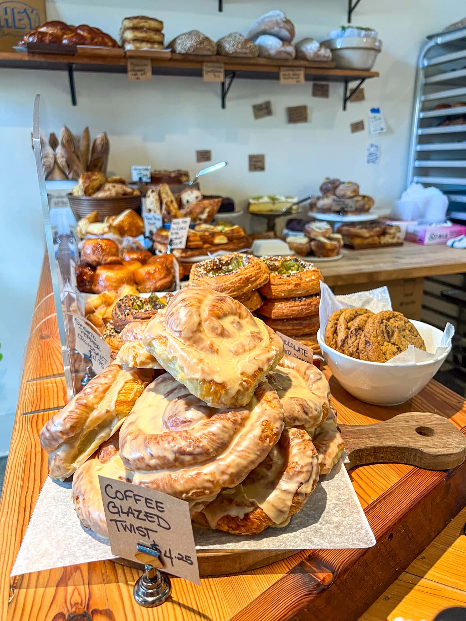 Assorted pastries at Levee Baking Co., one of the top bakeries in New Orleans