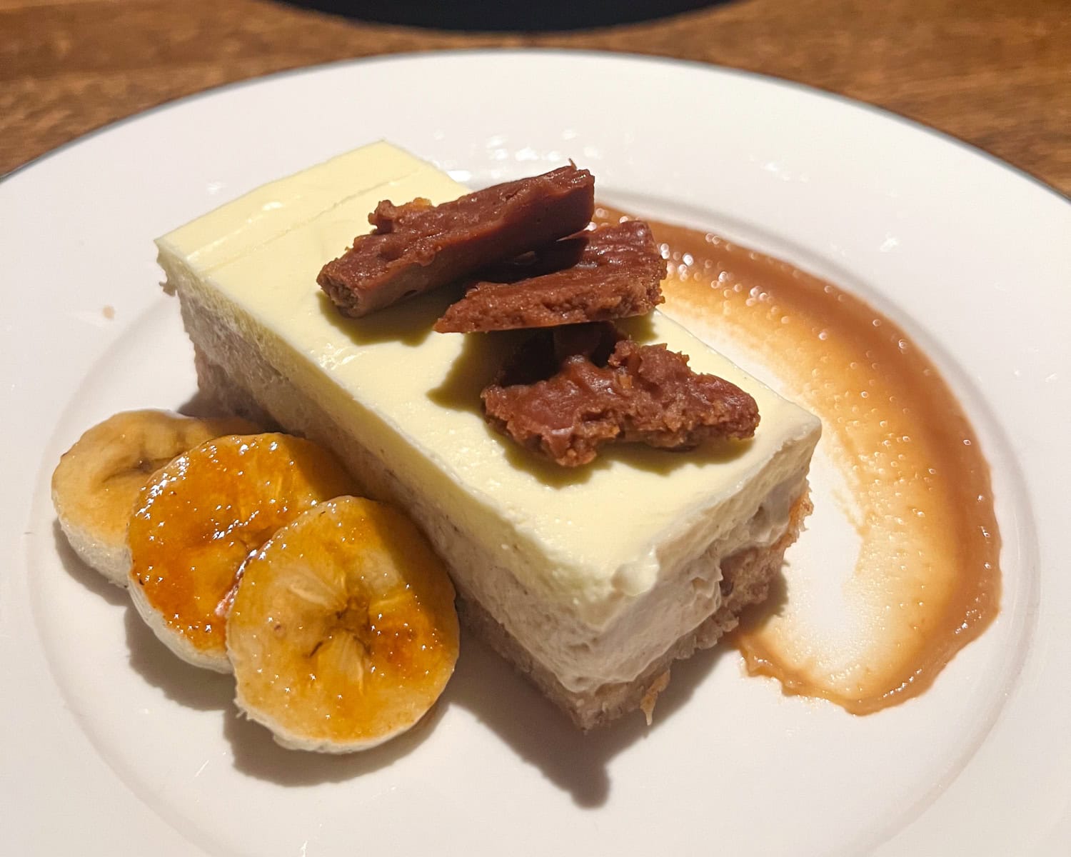 Banana pecan financier cake.