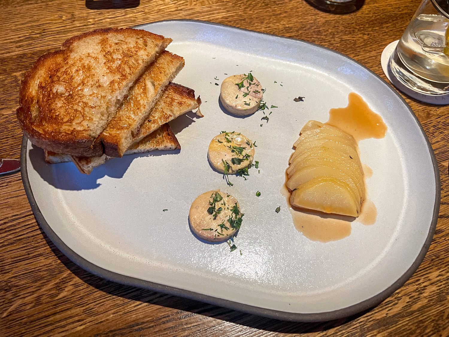 Foie gras torchon.