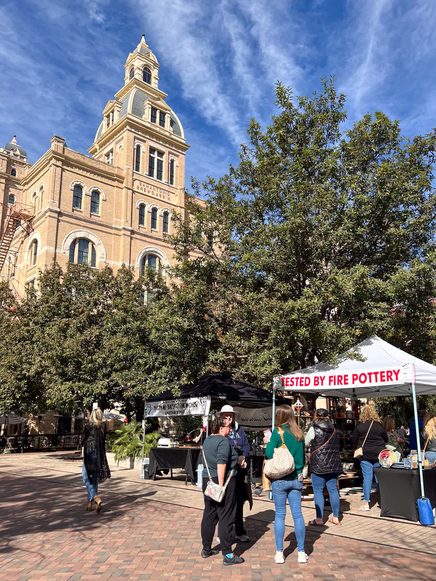 Weekend market at the Pearl in San Antonio.