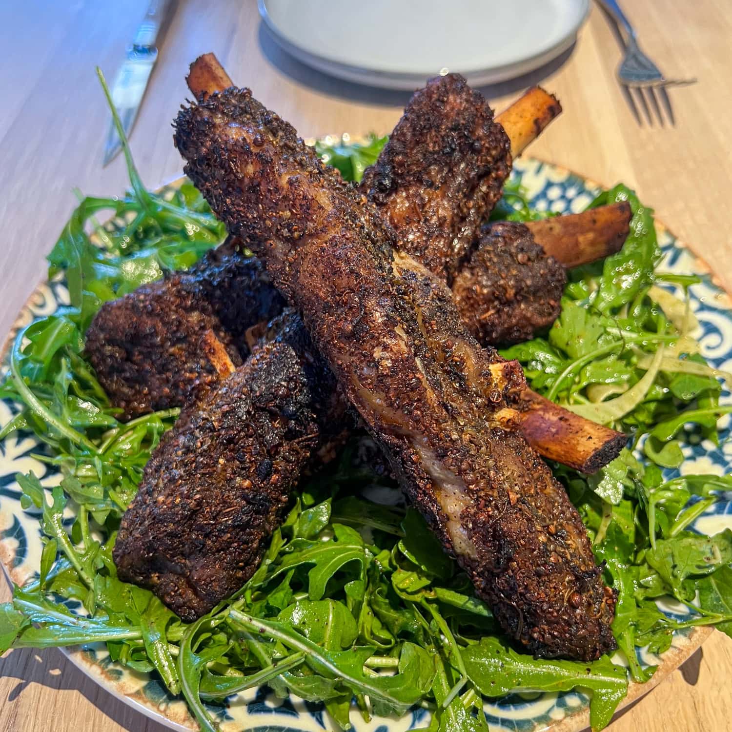 Lamb belly ribs at Ladino in the Pearl.