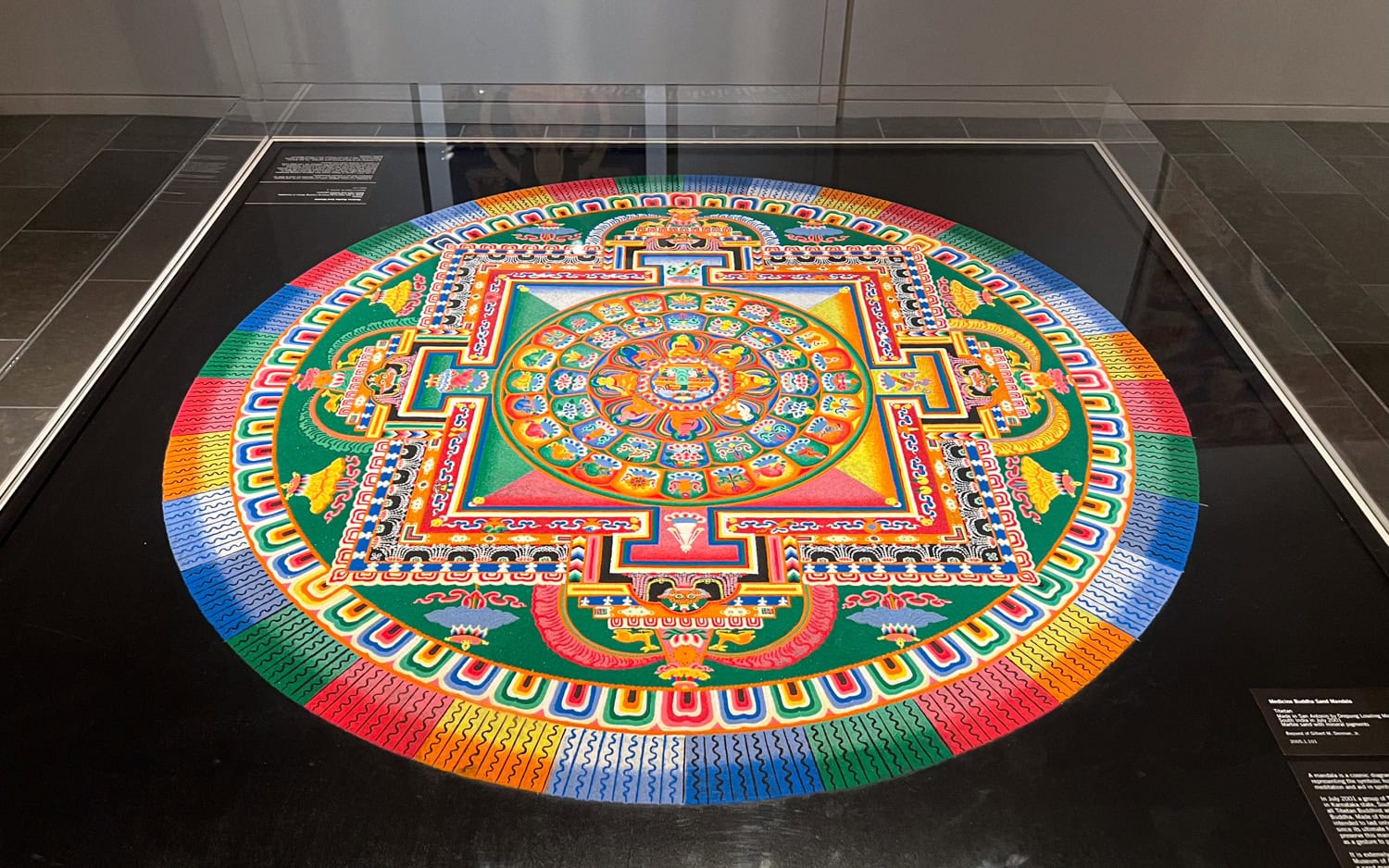 Medicine Buddha Sand Mandala.